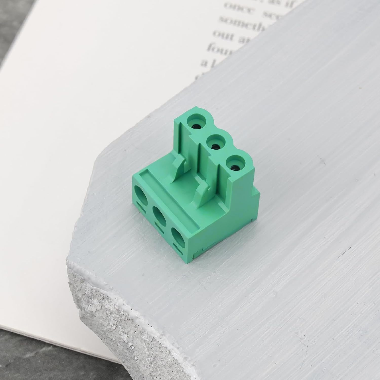 VGOL 10Pcs 3-Pin Power Plugs 3Pin 5.08Mm PCB Terminal Block Connectors Compatible with Audiocontrol Compatible with 3XS 2XS 6XS