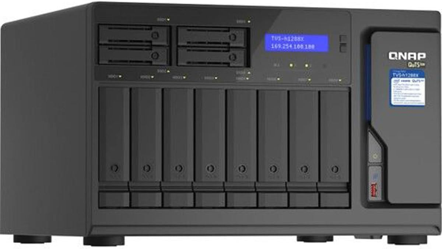QNAP Tvs-H1288X-W1250-16G High-Speed Media NAS with Intel&reg; Xeon&reg; W-1250 CPU and Two 10Gbe Ports image number 3