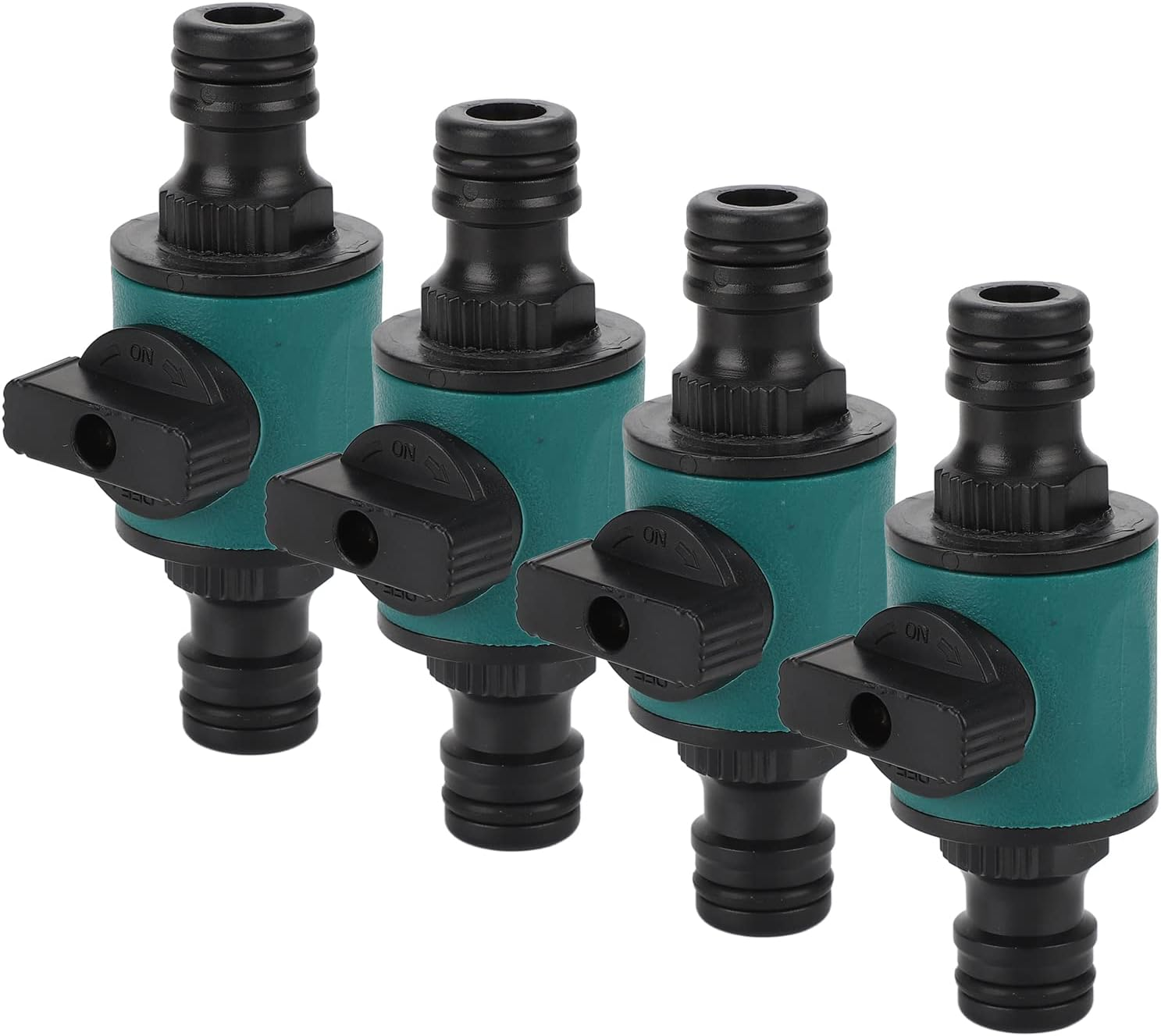 Dual Head Garden Hose Adapter, ABS Plastic Quick Connector for Water Stop Joint, Removable Valve Fittings, Suitable for Garden Beds, Farms, Lawns, Greenhouse Gardening image number 5