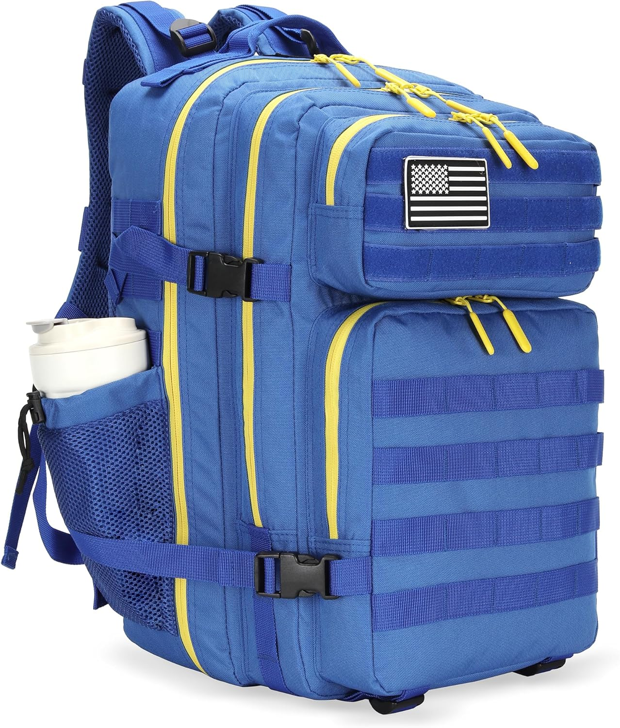 KXBUNQD Military Tactical Backpack 45L Hiking Backpacks Men Women Molle Army Backpack Daypack for Camping Fishing Travel