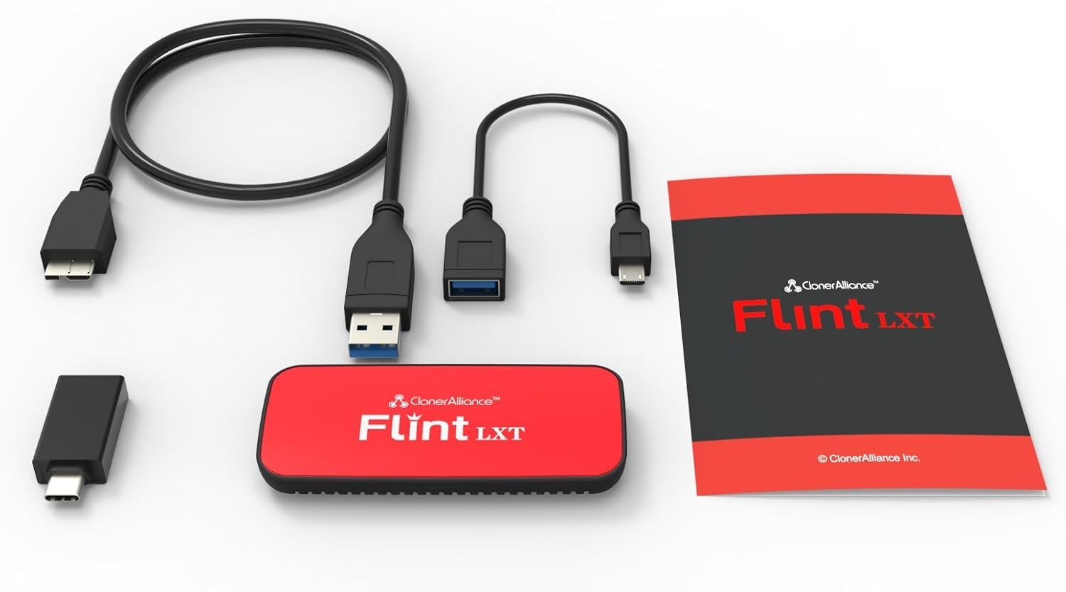 Cloneralliance Flint LXT, Super Portable UVC HDMI Video Capture Device. Capture 1080P 60Fps Video from Gaming Console, Camcorder, DSLR to Android/Windows/Mac. Ultra Low Latency. 4K Input Supported. image number 1