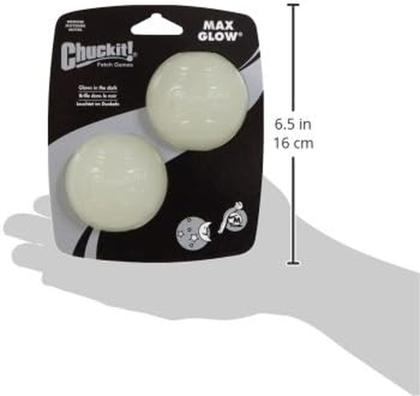 Chuckit! Max Glow Ball, Medium, 2 Pack image number 5