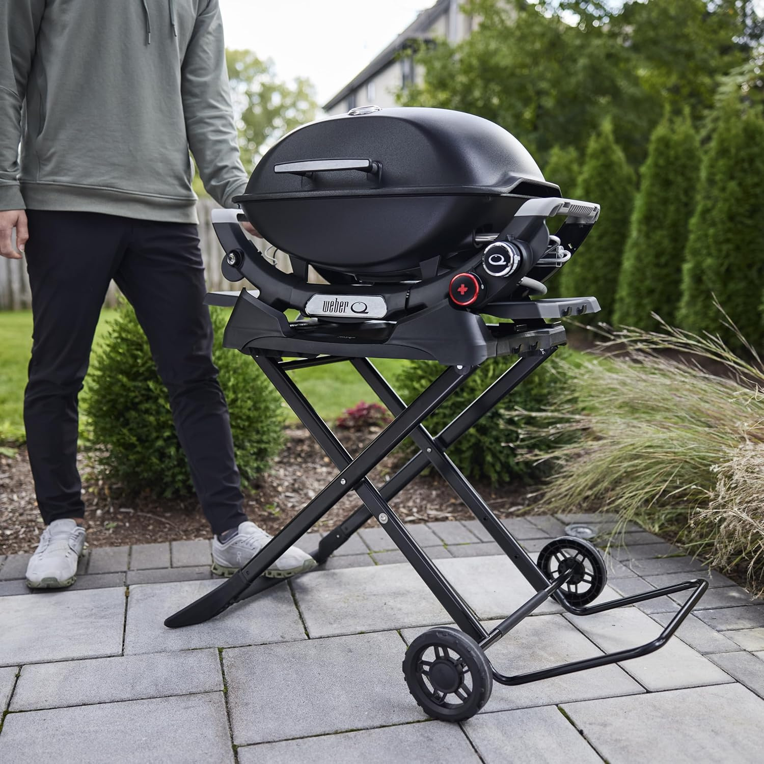 Weber Baby Q and Q Portable Cart - Fits All Generation Q and Baby Q BBQ Models image number 6