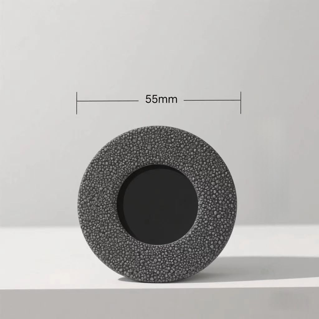 8 Pcs Headphone Ear Cushion, 55Mm Replacement Headphone Covers for Office Telephone, Gaming Headset, Sponge Ear Pads with Excellent Elasticity and Durability. image number 2