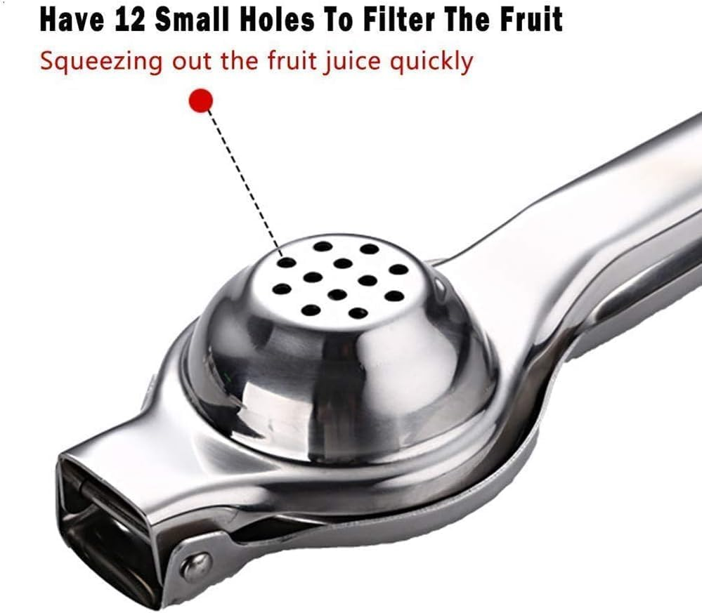 Lemon Squeezer - Stainless Steel Lime Juicers Anti-Rust and Durable, Easy to Extract All Lemon/Citrus Juice, Suitable for Home, Bar, Etc image number 2