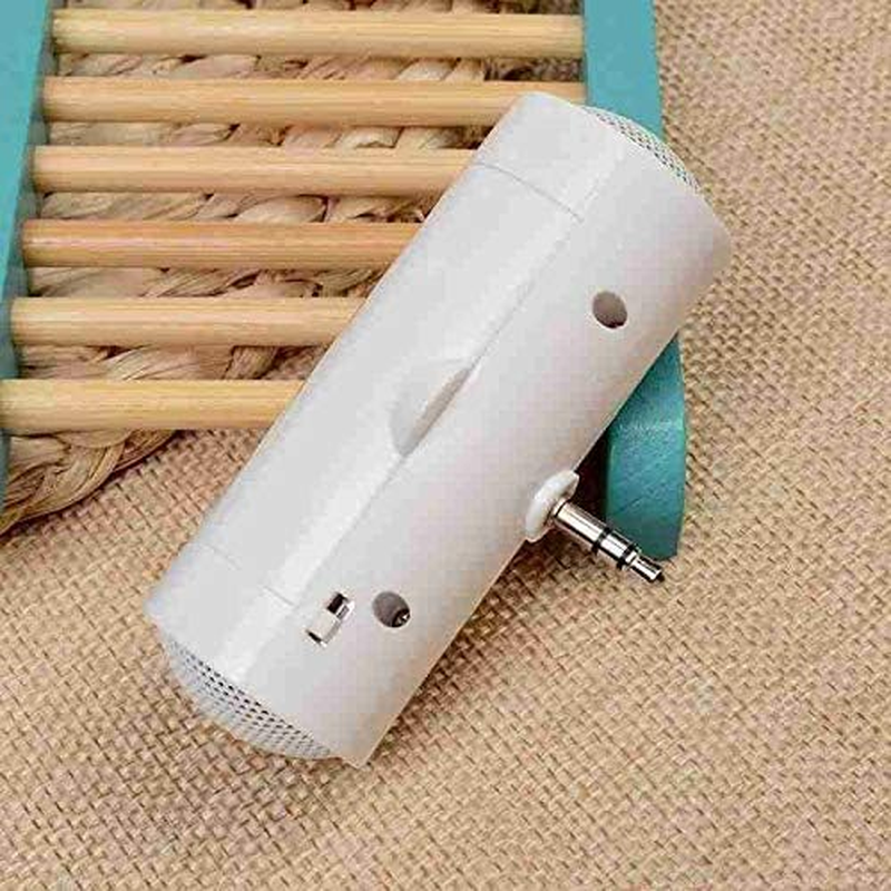 3.5Mm Jack Stereo Mini Speaker Portable MP3 Music Player Speaker Amplifier Loudspeaker for Mobile Phone Tablet Pc-White - White image number 3