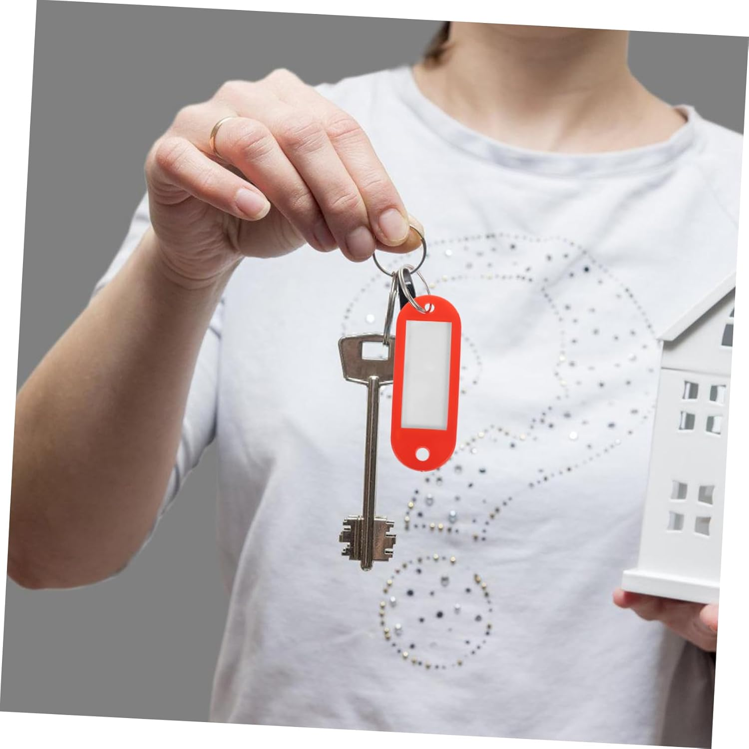 Yardenfun 56Pcs Suitcase Luggage Tags Travel Essentials Numbered Labels Key Tags Stylish image number 4