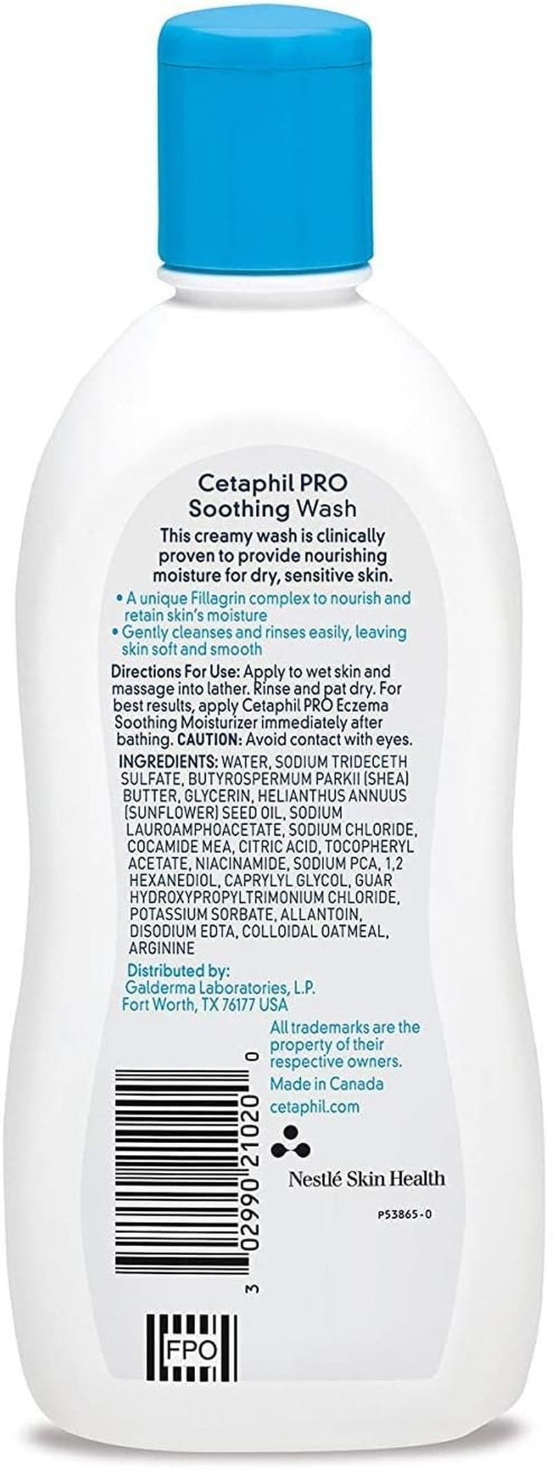 Cetaphil Restoraderm, Skin Restoring Body Wash, Formulated for Eczema, 10 Ounce (Pack of 2) image number 3