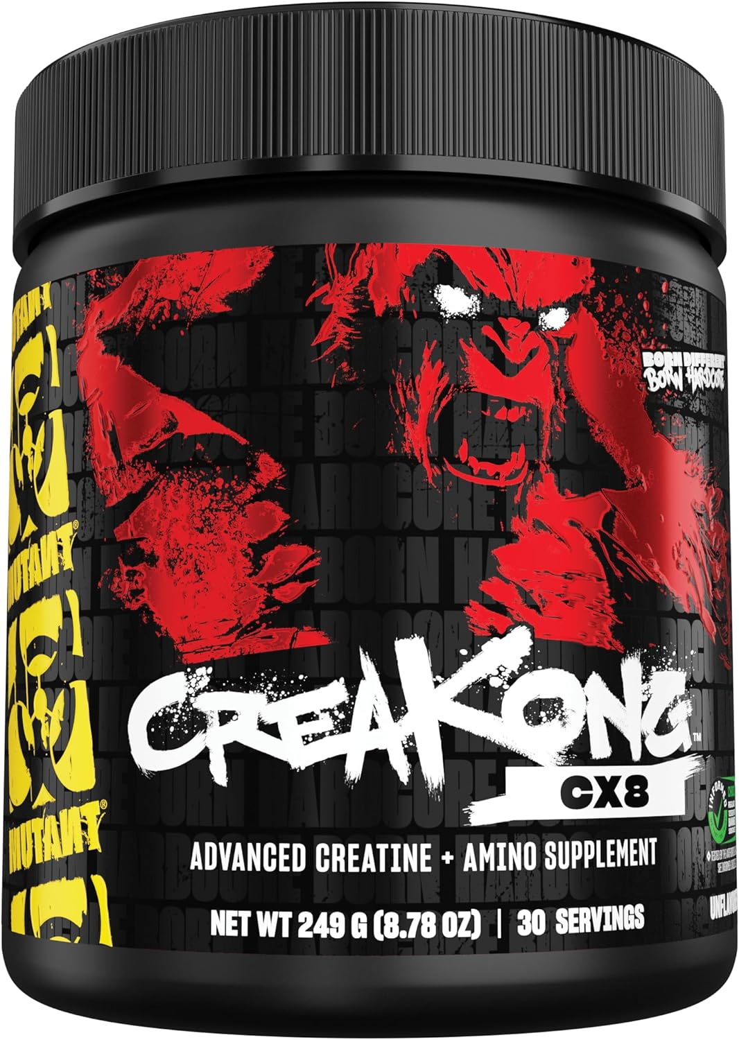 MUTANT CREAKONG CX8 | Advanced Creatine Multiplier | Creatine + Amino Acid Supplement - 249 G | 30 Serving image number 3
