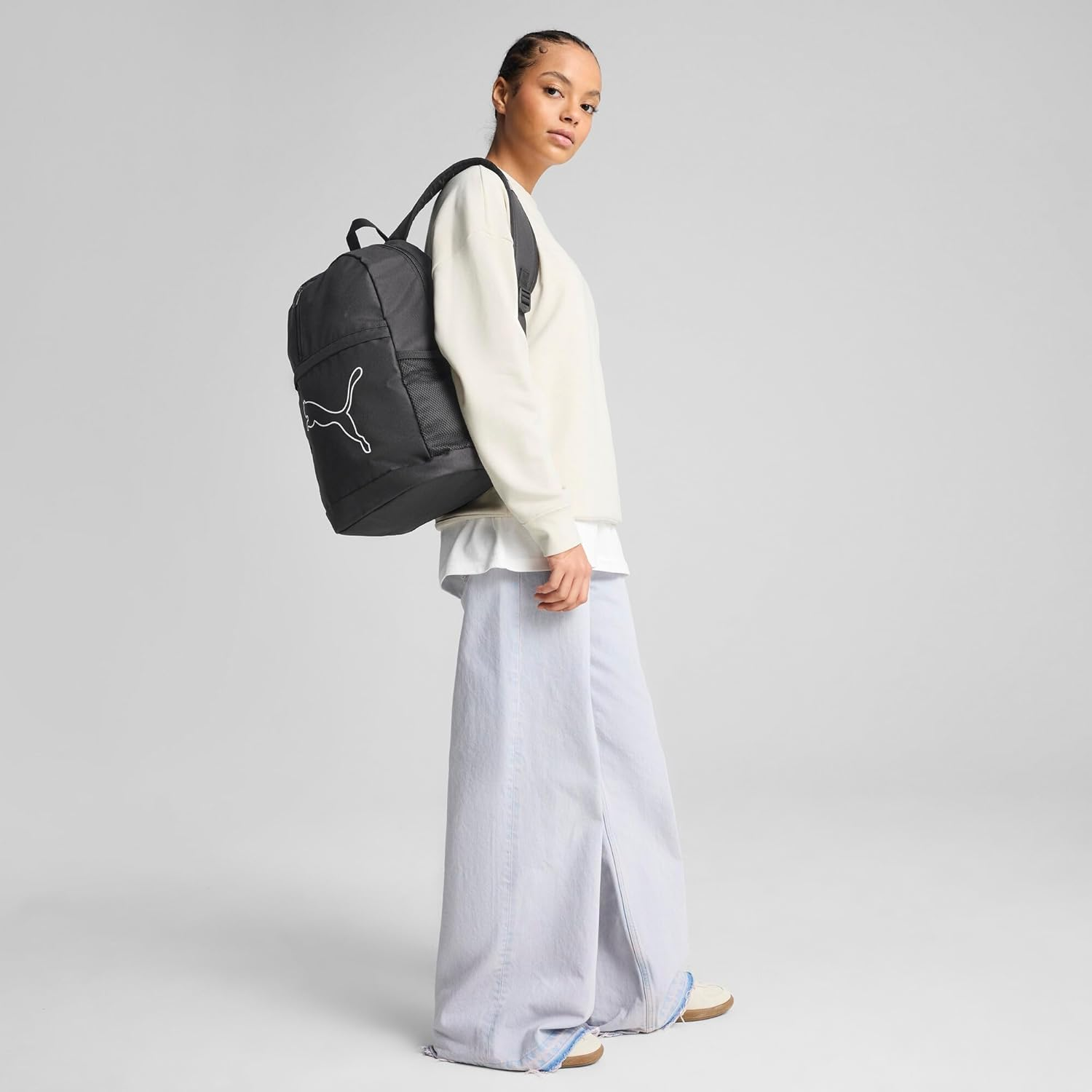 PUMA Unisex Adult'S plus Backpack - Puma Black image number 6