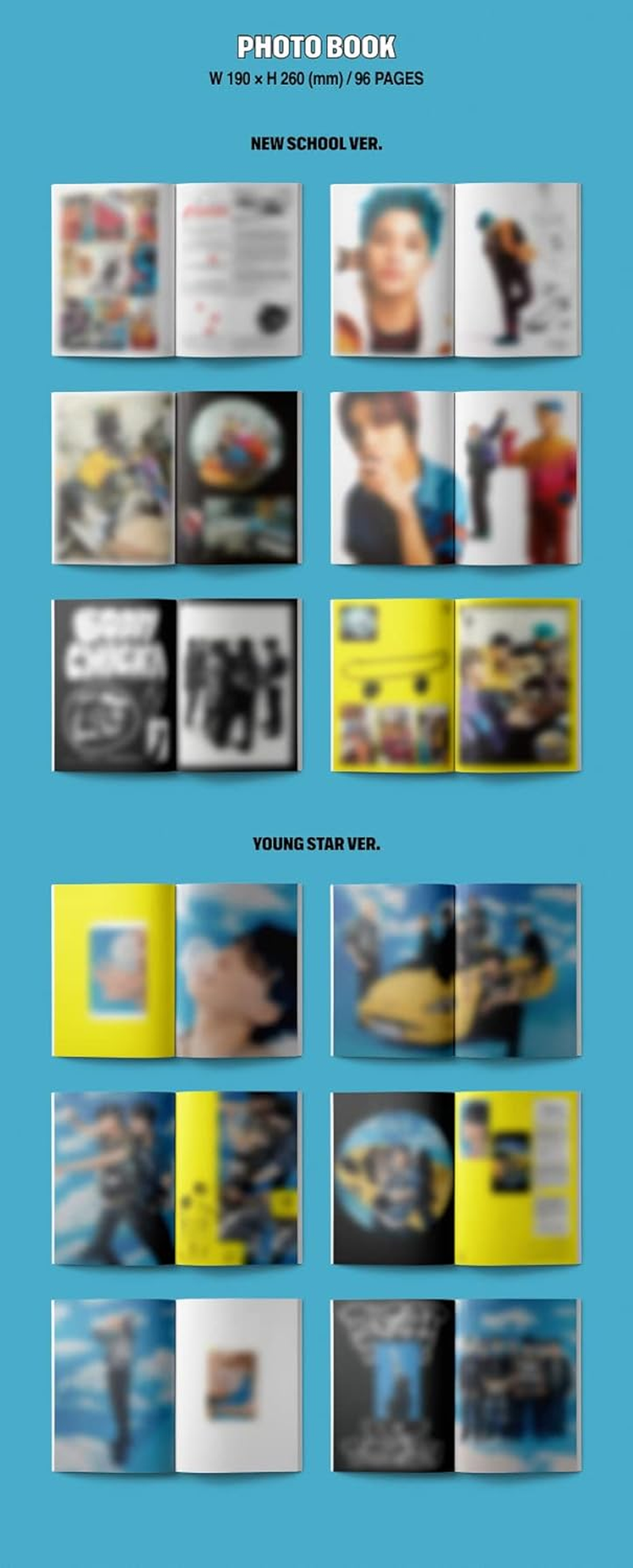 NCT Dream Beatbox 2Nd Album Repackage Photobook Version YOUNG STAR Cover Cd+1P Folding Poster on Pack+Booklet+Photocard+Sticker+Tracking Sealed image number 2