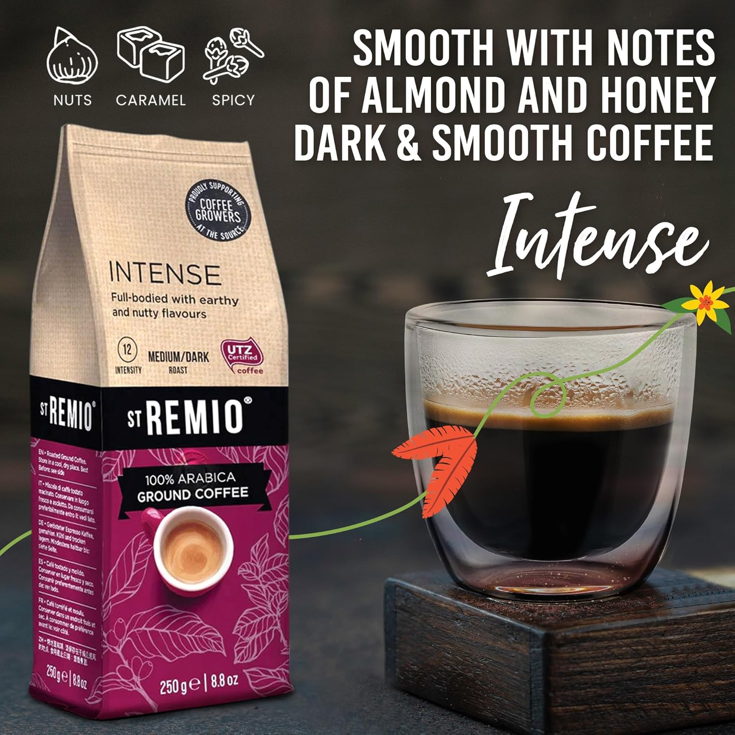 St Remio Coffee Ground INTENSE 250G image number 6