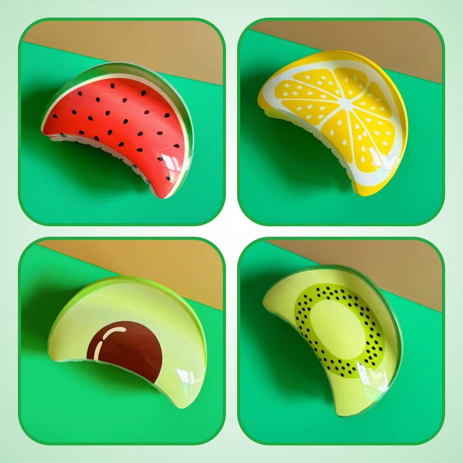 4 Hair Pins, Water Ghost Shaped Headdress, Fresh and Sweet Clip, Beach Party Decoration image number 5