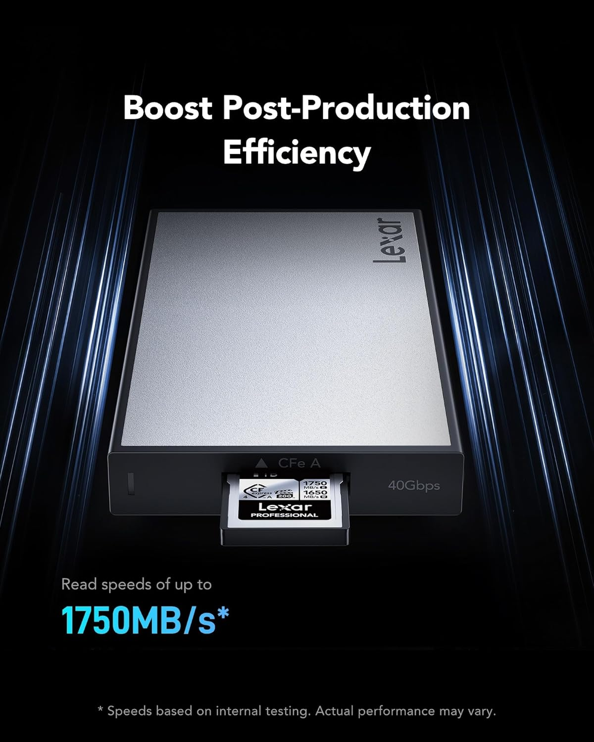 Lexar Professional Silver Series Cfexpress 4.0 Type a Card 512GB, Cfe Card up to 1750Mb/S Read, VPG200, 8K Video CF Card, Memory Card Compatible with Sony Alpha and Sony FX Cameras image number 3