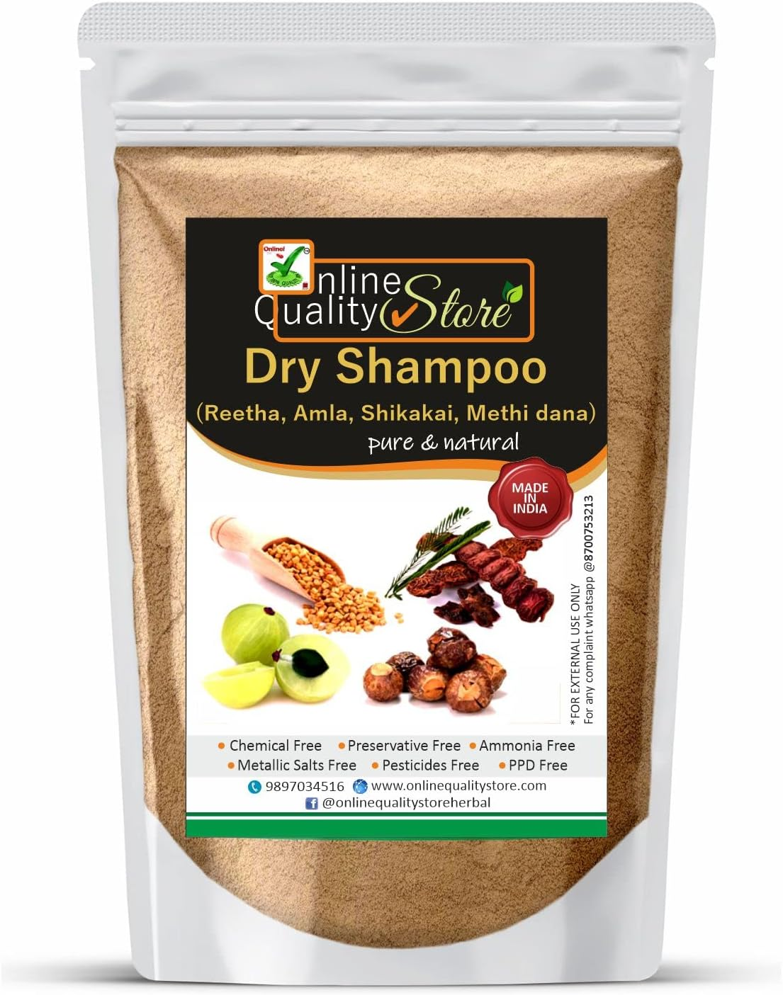 Online Quality Store Hair Shampoo Powdered Form,900G image number 5