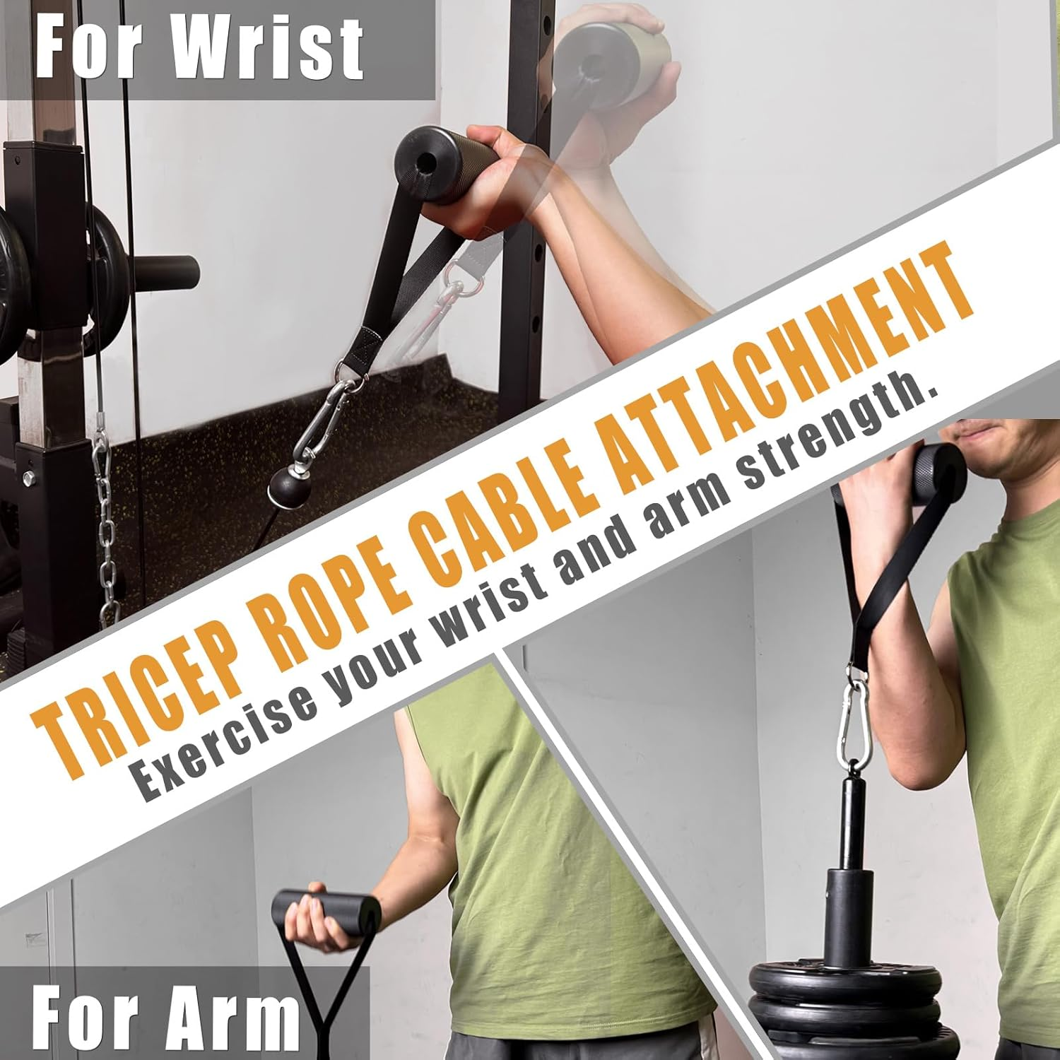 Arm Wrestling Handles, Thick Armwresting Training Equipment LAT Pulldown Attachments D Handle, V Bar Cable Machine Attachments, Gym Handles for Forearm, Wrist Strength Training