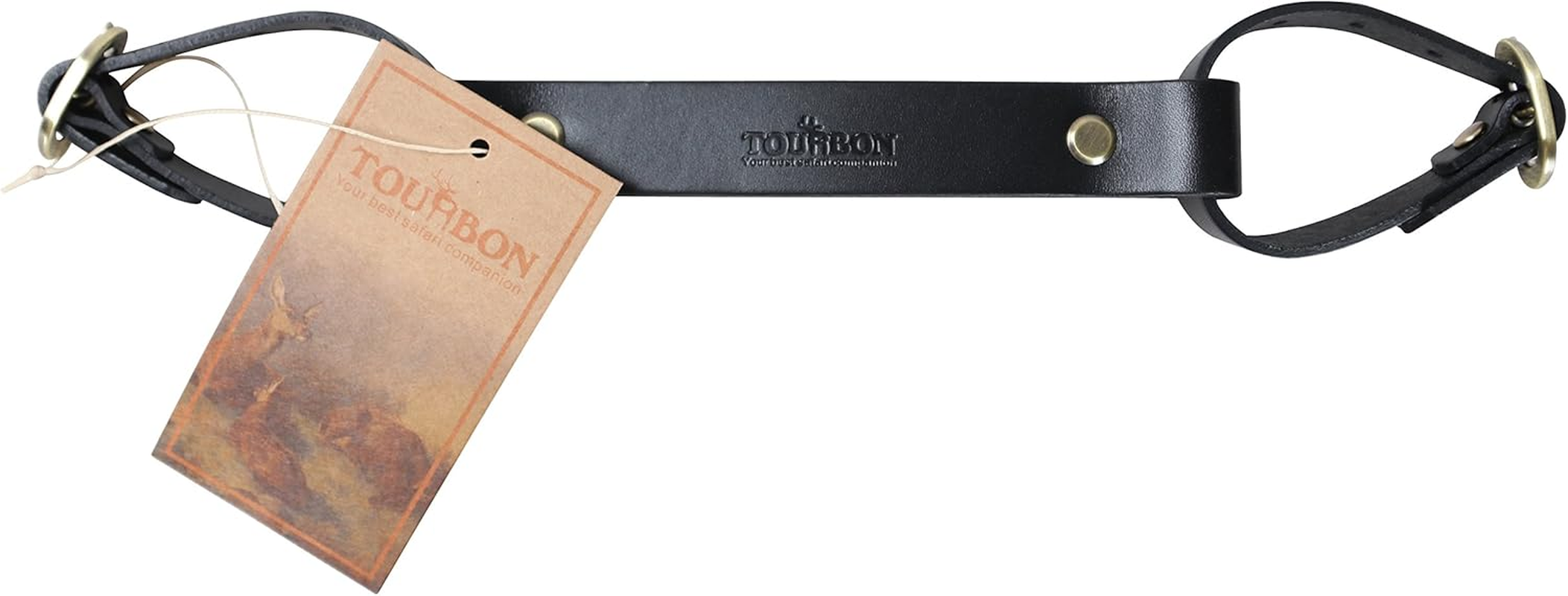 TOURBON Vintage Leather Bike Pack Accessories Bicycle Lift Frame Handle Lifter