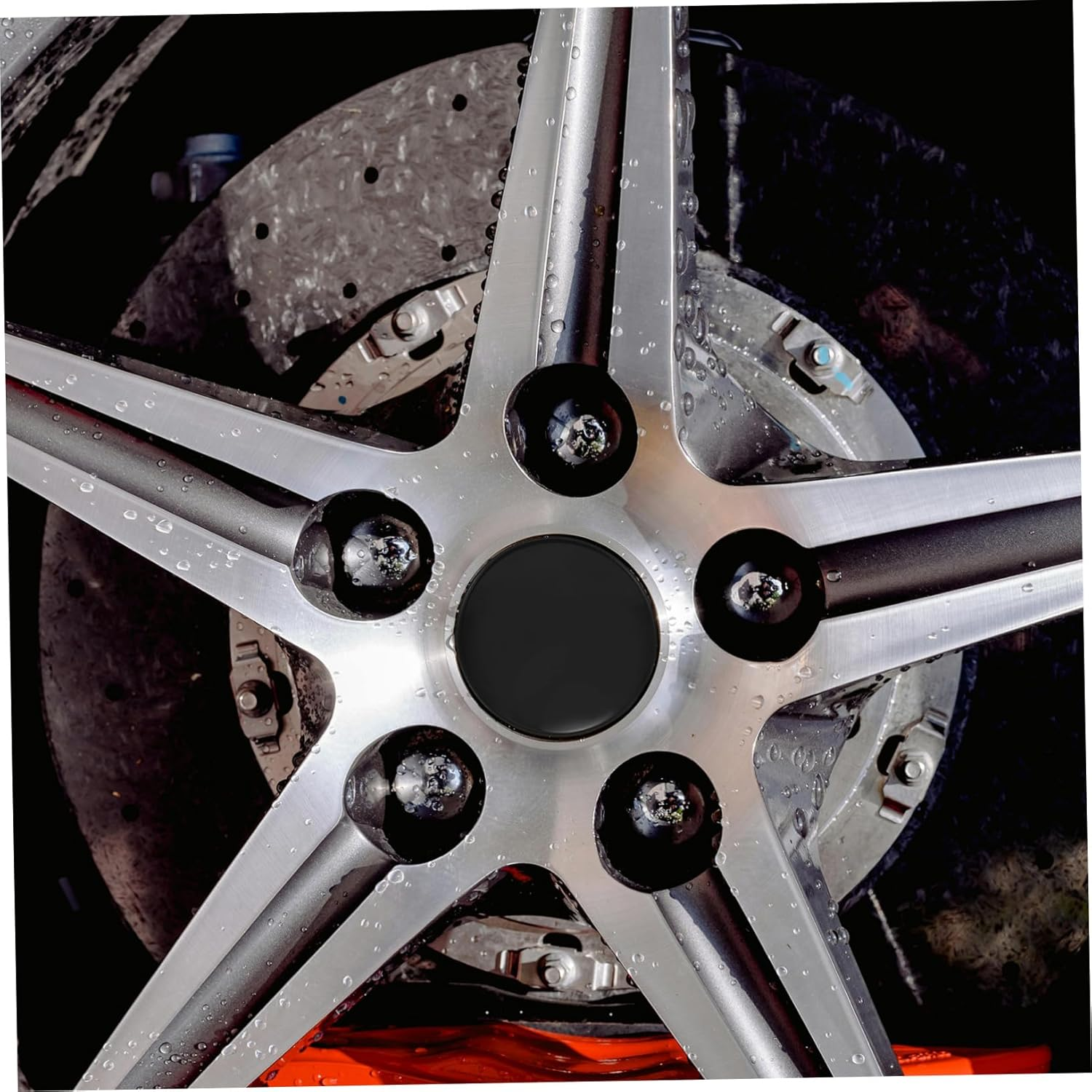 GLEAVI 4Pcs Wheel Hub Center Caps Abs Covers for Car Modifications Outer Easy Installation Stylish Wheels from Dirt and Debris image number 3