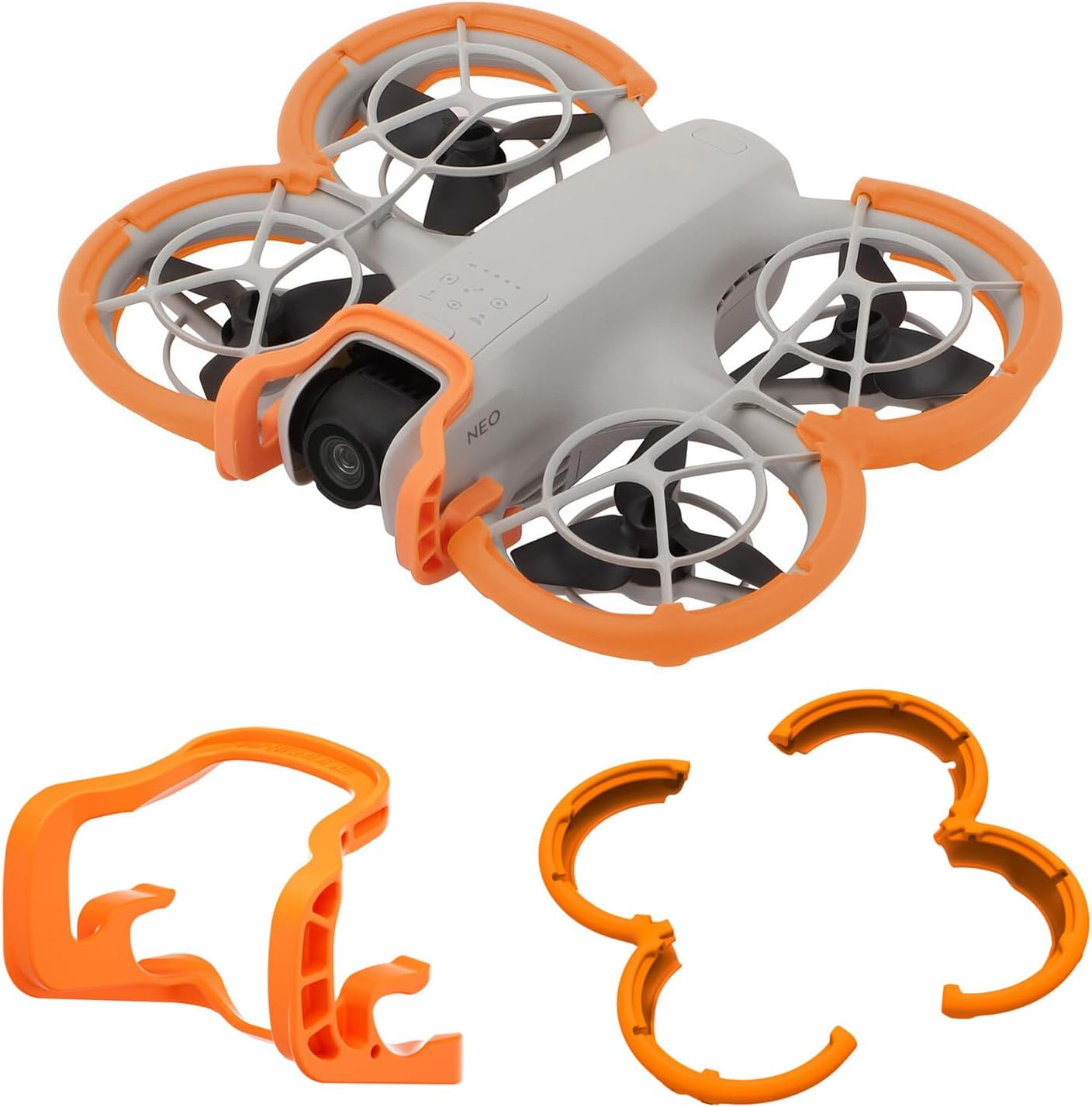 FSIDIWT Anti-Collision Protection for DJI Neo Accessories, 2-In-1 Neo Gimbal Anti-Collision Protector + Neo Propeller Protection for DJI Neo Drone