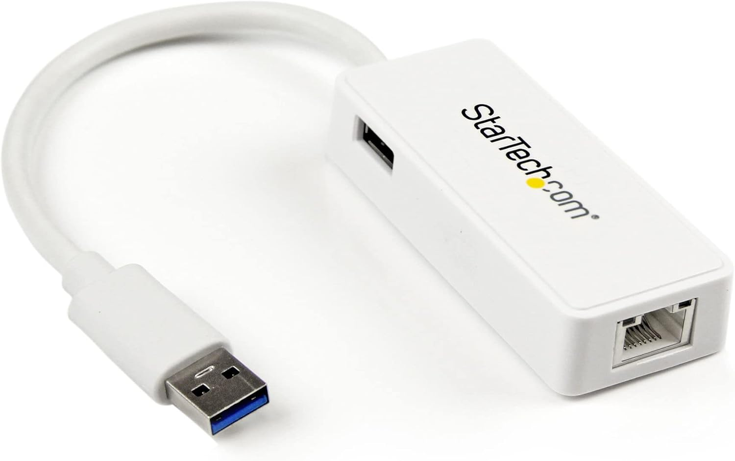 Startech.Com USB 3.0 to Gigabit Ethernet Adapter for Windows and Mac - 10/100/1000 NIC Network Converter - USB to RJ45 Gb Network Adapter for Laptop and Desktop Computers - USB Bus Powered (USB31000S) image number 2