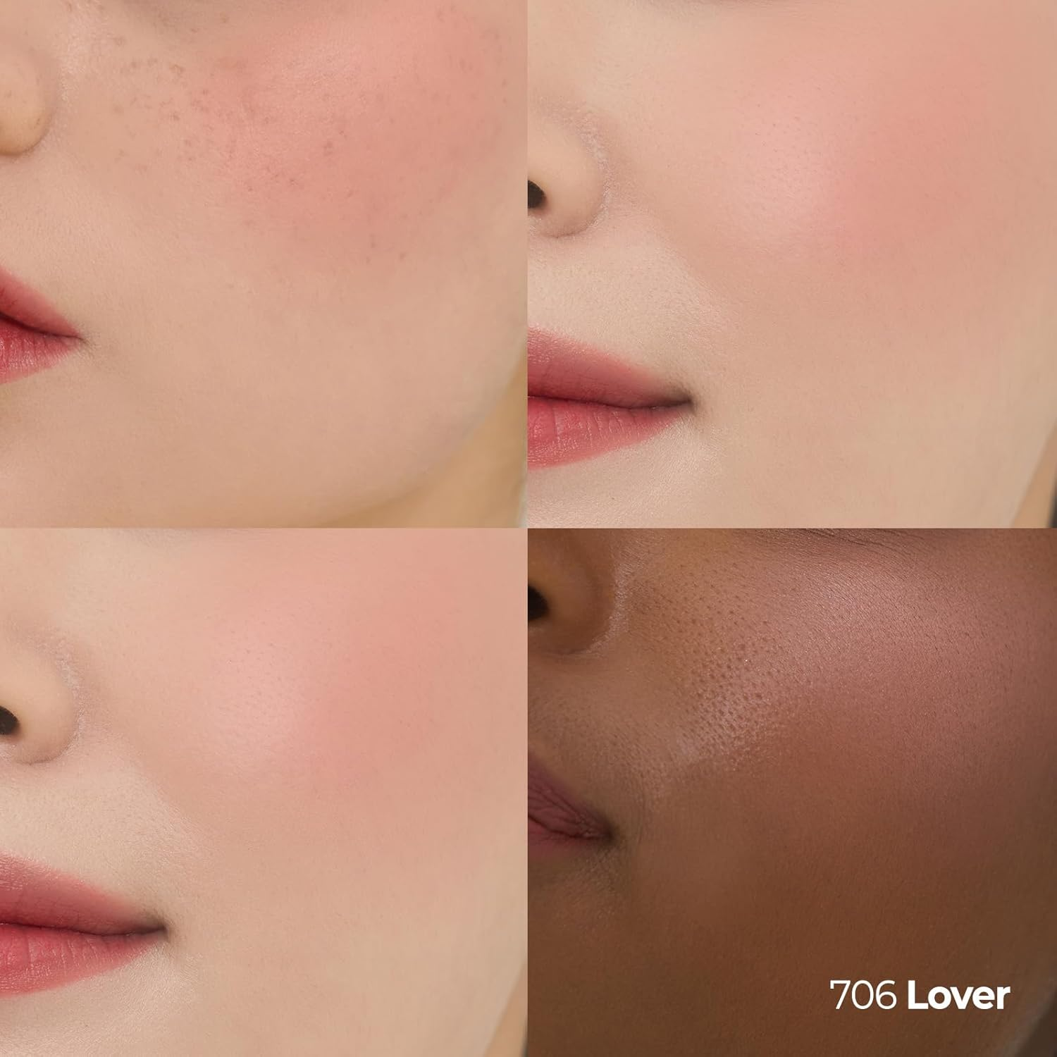 Laka Love Silk Blush, Radiant Powder Blush, Silky, Buildable Color with a Natural Glow, Long Lasting, Moisturizing Formula for a Fresh, Flushed Look, K-Beauty (#706 Lover) - 701 Harico image number 5