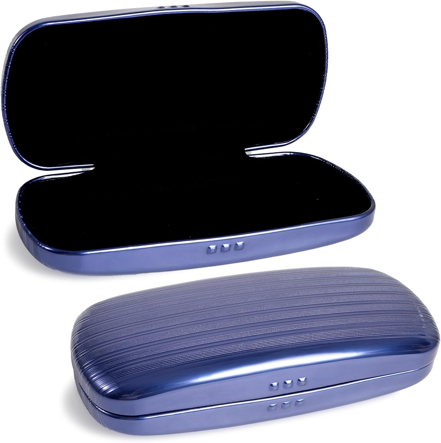 Hifot Metal Glasses Case Hard Shell, Aluminum Spectacles Box Eyeglass Sunglasses Case for Men Women Kids, Reading Glasses Holder