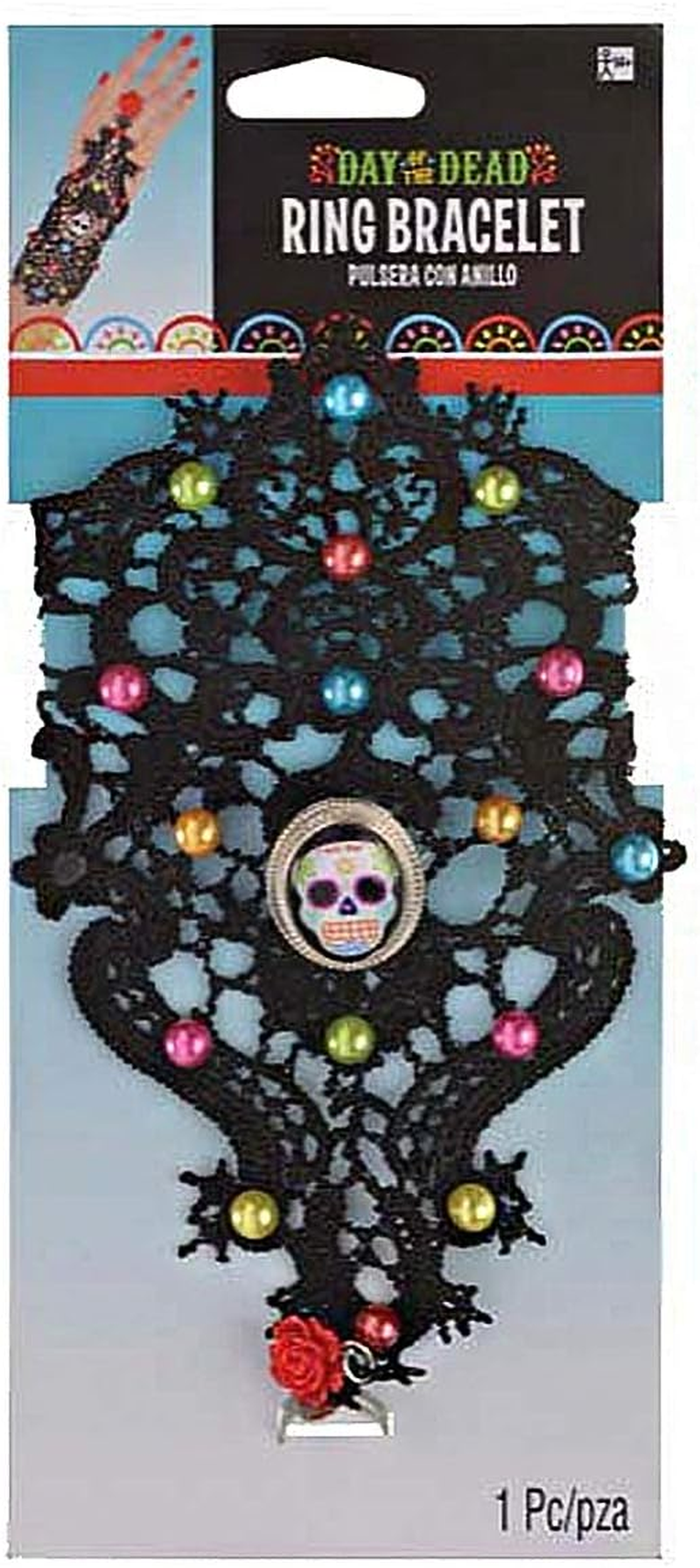 Amscan Day of the Dead Ring Bracelet