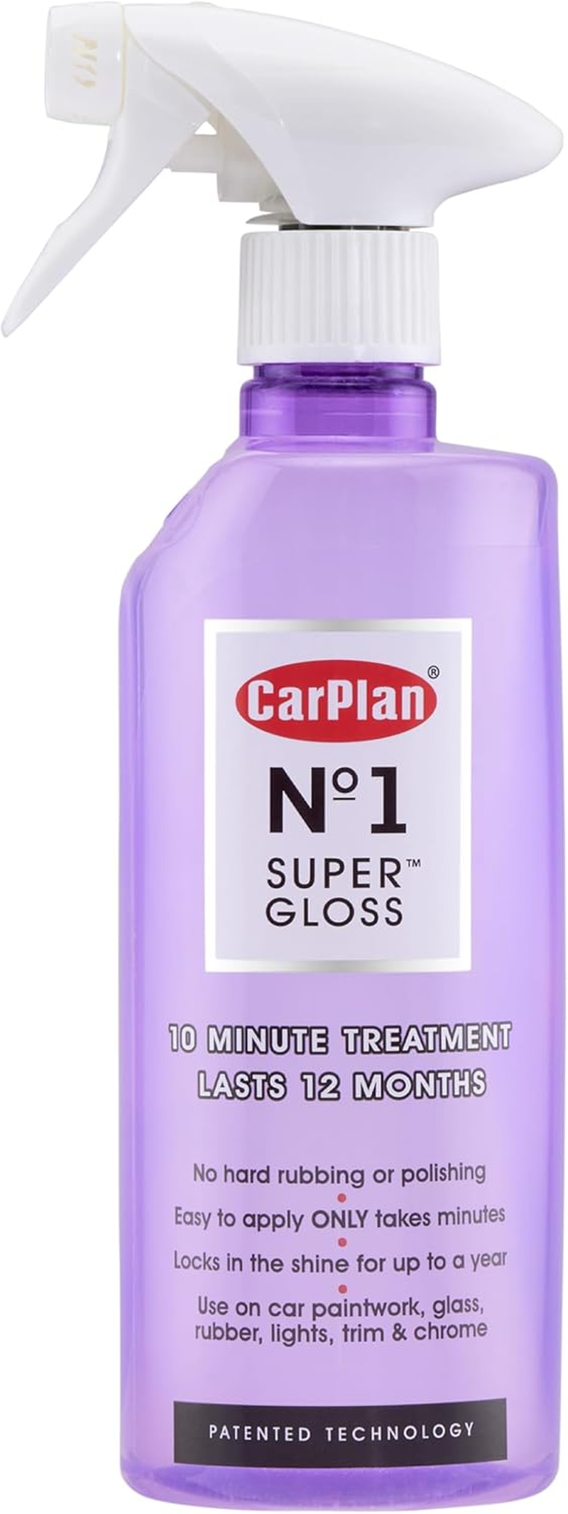 Carplan No.1 Super Gloss, Dust Dirt Protection Car Care Cleaner, 600 Ml