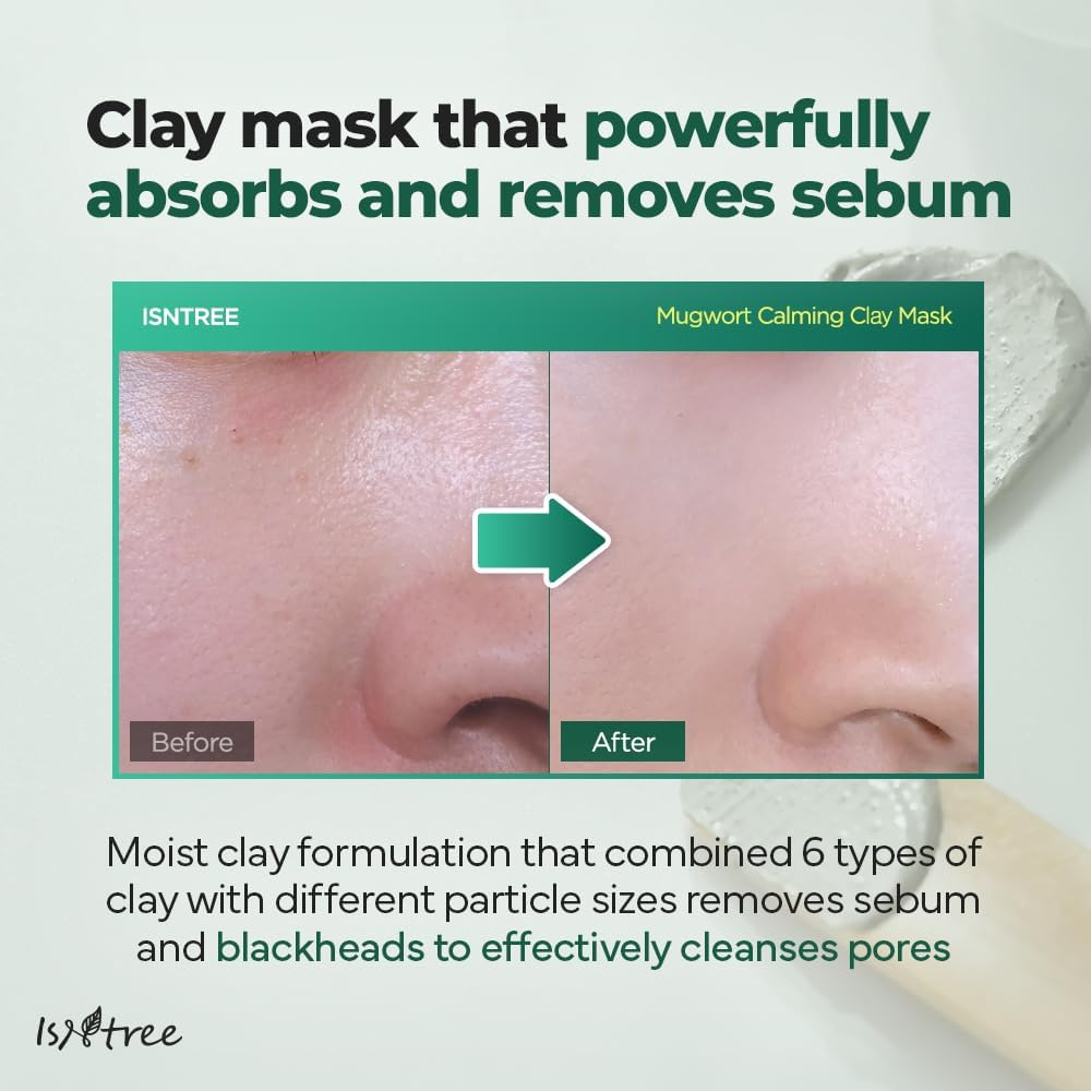 Isntree Mugwort Calming Clay Mask 100 Ml image number 5