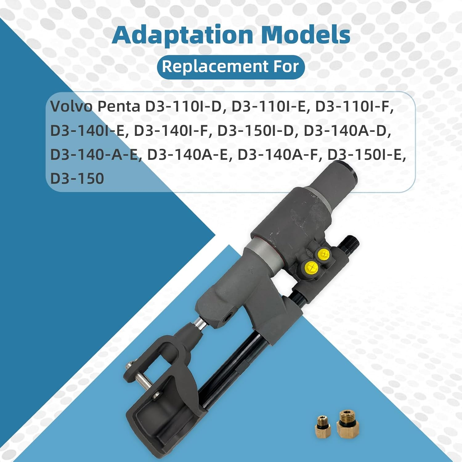 Power Steering Actuator Replacement Penta XDP XXP SX-M SX-A DPS-A DPS-B D3 Series Replace#21910902 3860883 3862513 3856710 3850244 3812269 Power Steering Cylinder image number 1