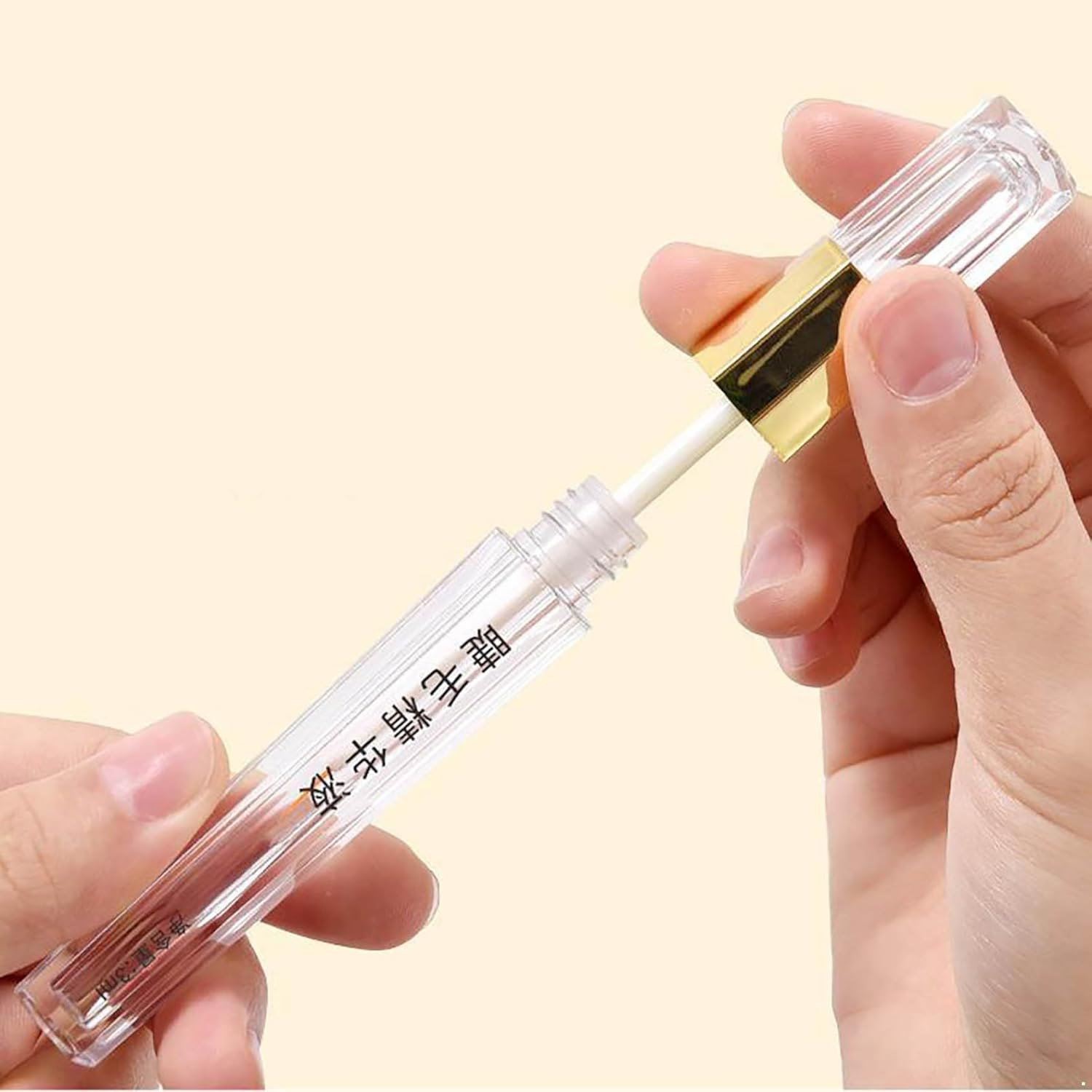 Yhong 3Ml Natural Lash Serum Nourishing Eyelash Growth Enhancer for Women Girls Daily Conditioning Care White One Size image number 4