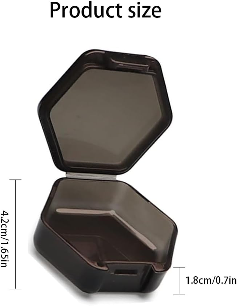 3Pcs Pill Box Small Pill Organizer - for Travel Pill Box Medicine Storage Container，Earplugs Box, Ring Box, Necklace Box, Earrings Box，Bracelet Case，Daily Vitamins image number 2