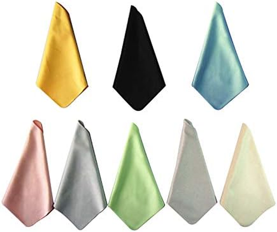 Tongke Microfiber Cleaning Cloths [8 Pack] 7 X 6 Inches (18Cm X 15Cm),Ideal for Cleaning Glasses, Camera Lenses, Tablets, Iphone, Android Phones, LCD Screens. image number 5