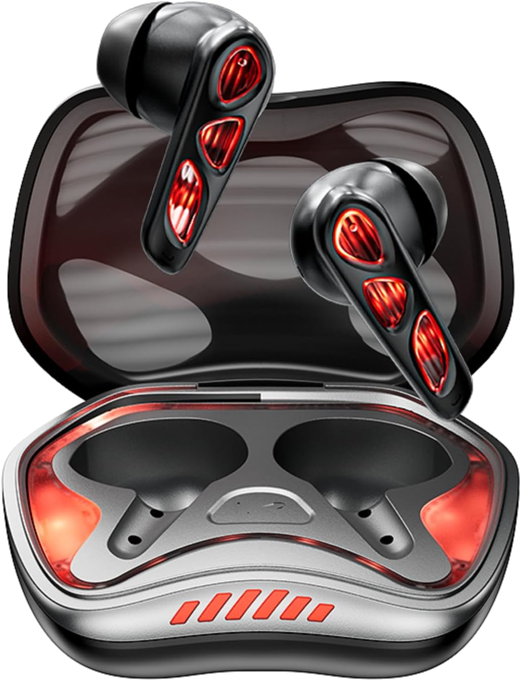 Wireless Bluetooth Gaming Earbuds with ENC Noise Cancelling Mic Low-Latency Inear Gaming Earphones Bluetooth 5.4 Soft in Ear Headphones 25H Battery Sports TWS Earbuds for Pc/Ps5/Xbox/Switch Games image number 6