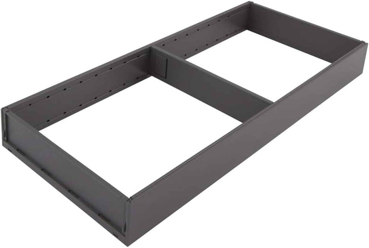 Blum Ambia-Line Wide Drawer Frame 472 X 200 X 50 Mm Carbon Black Matt Steel