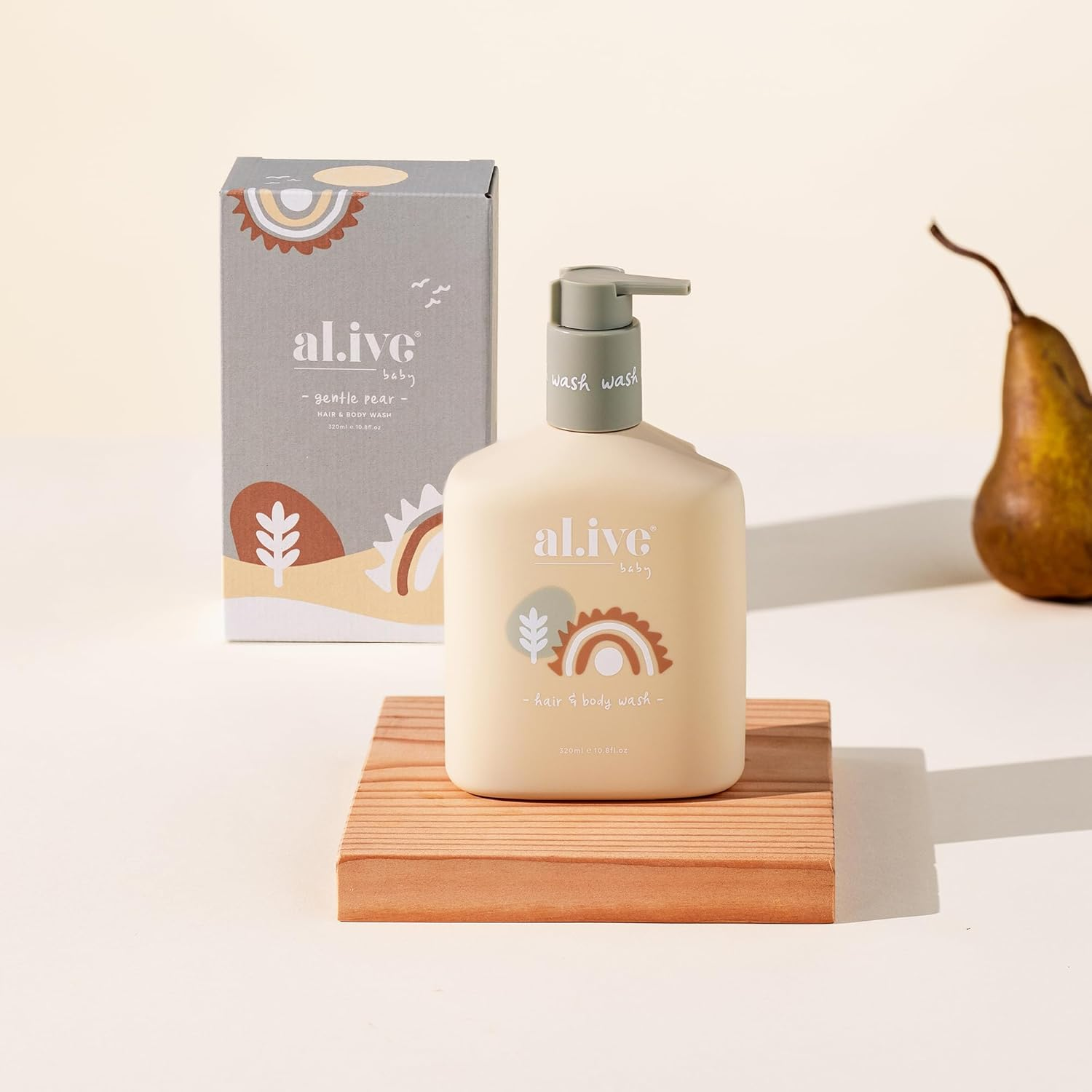 Luxury Newborn Baby Gift Box | Doula Tula Gift Hamper by Good Day People | Includes De-Alcoholised Sparkling, Silicone Teether, Baby Wash, Bahen & Co. Chocolate & Lion Rattle &ndash; Premium New Mum & Baby Gift Set image number 1