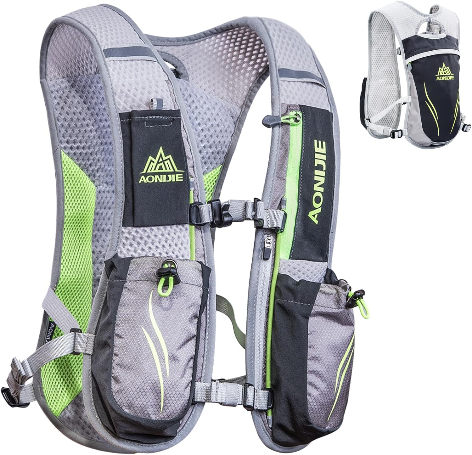 Azarxis Hydration Running Vest Backpack Pack 5.5L for Women and Men Jogging Trail Race Marathon Cycling Hiking