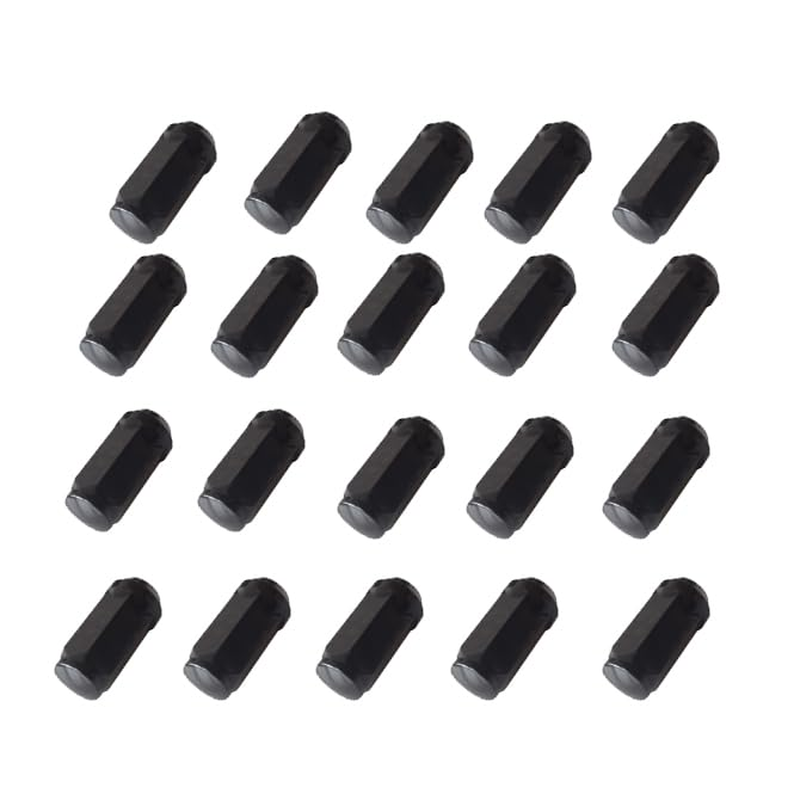 20Pcs 14X1.5 45Mm Acorn Black Wheel Lug Nut Mag Steel for VE VF Holden Commodore for Toyota 78/100 /200 Landcruiser image number 1
