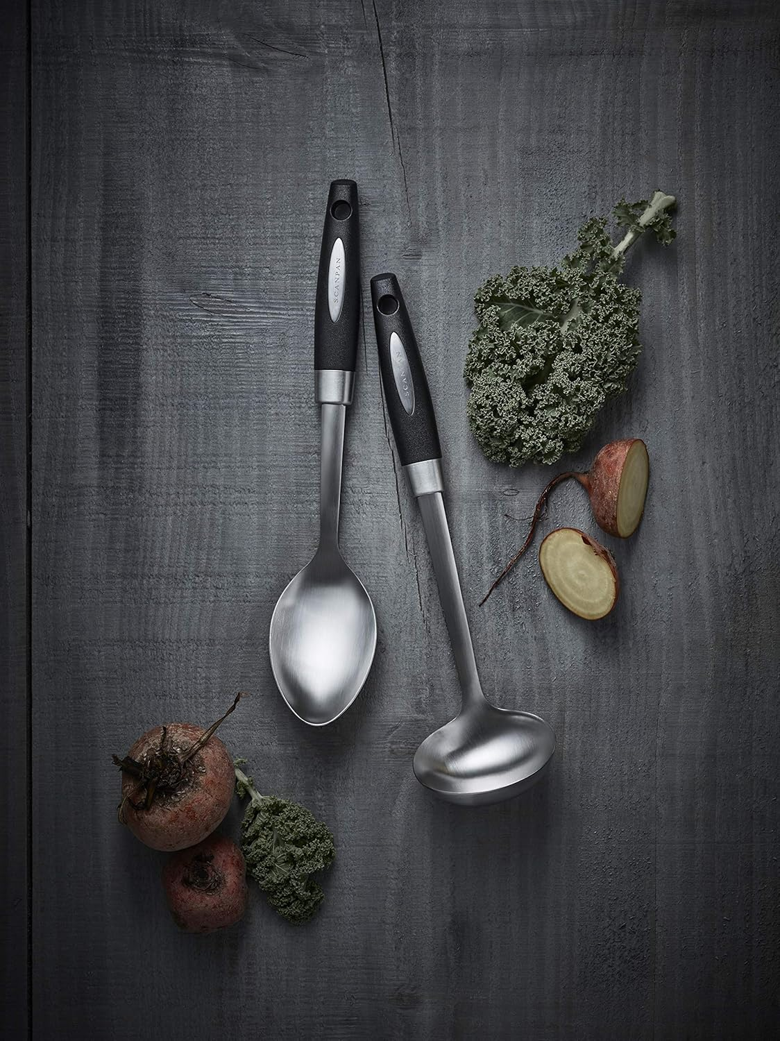 Scanpan Soup Ladle, 32 Cm Length Black image number 2