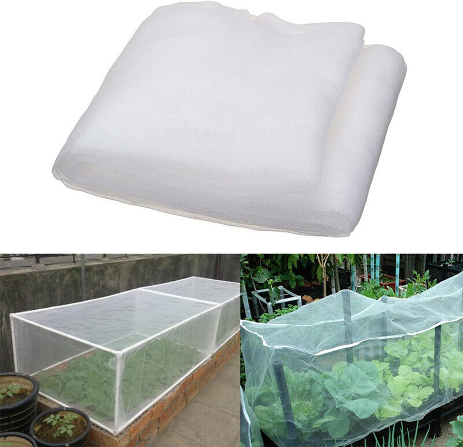 Yotsuba 5M X 2M Ultra Fine Garden Mesh Netting &ndash; 1Mm Insect & Bird Barrier for Plants, Vegetables, Fruits, Reusable Protective Cover for Greenhouse, Raised Beds, Balcony image number 3