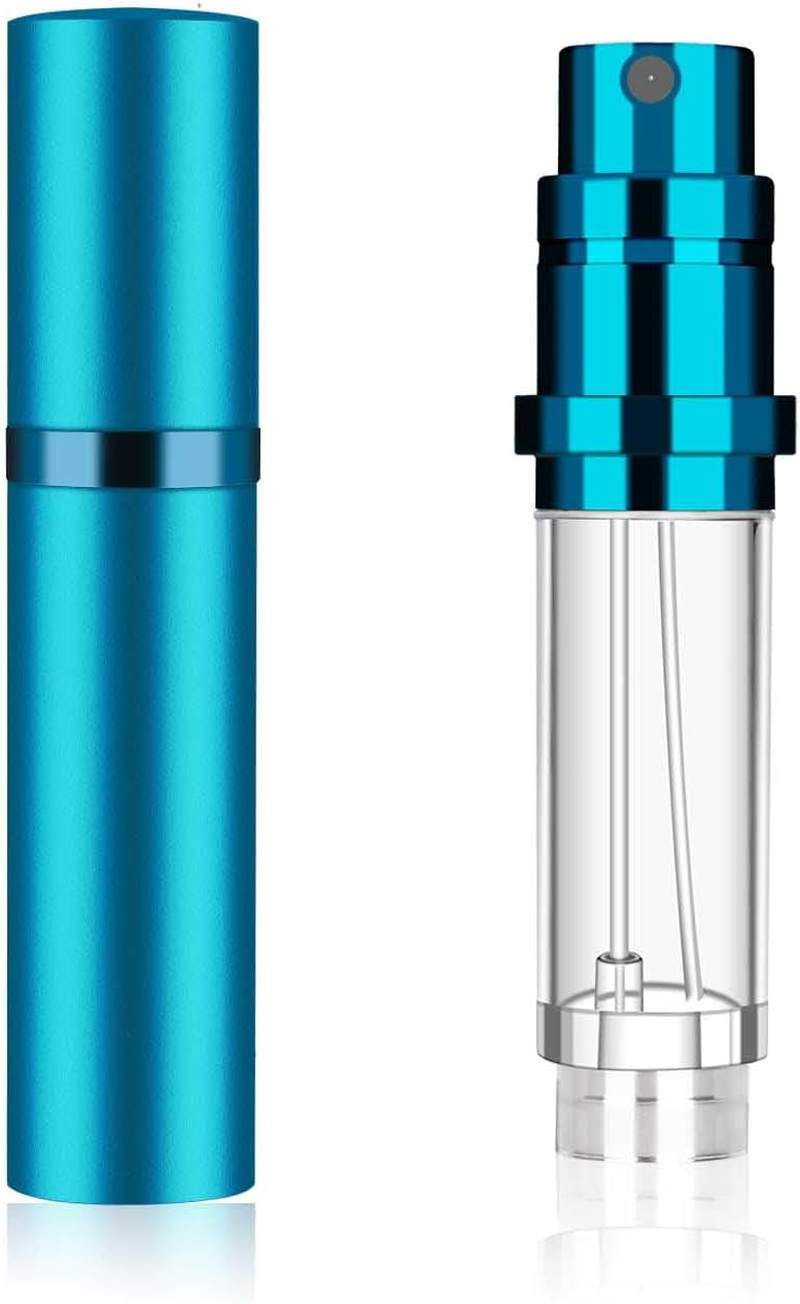 5Ml Perfume Atomiser - Refillable Travel Perfume Spray Bottles &ndash; Leakproof Aluminum Atomizer for Fragrance,Silver