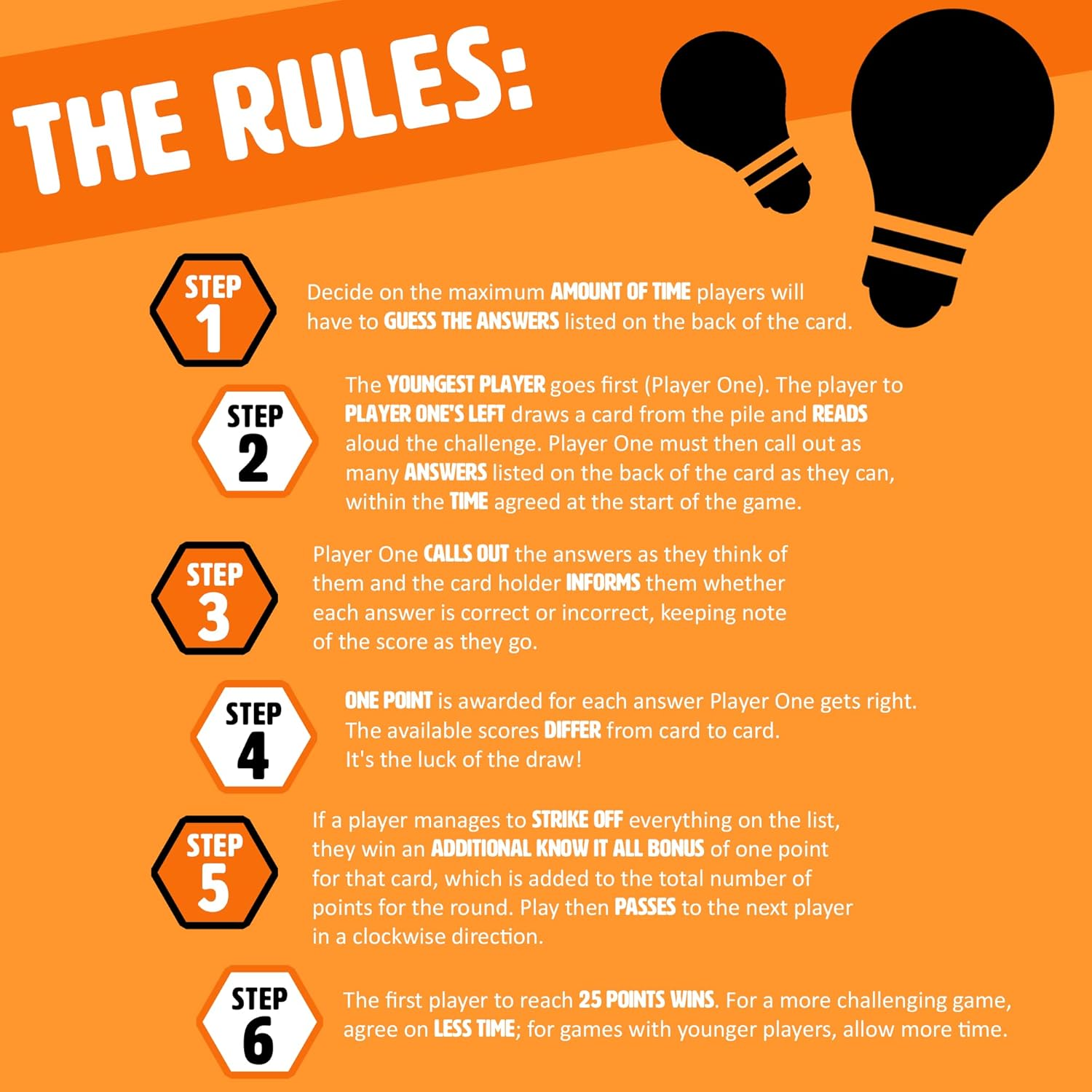 Ginger Fox Know It All Card Game - Quick Thinking Trivia - Can You List More Correct Answers than Your Opponent?, Multi-Colored, 0112.1795.71.KNO.OSZ image number 3