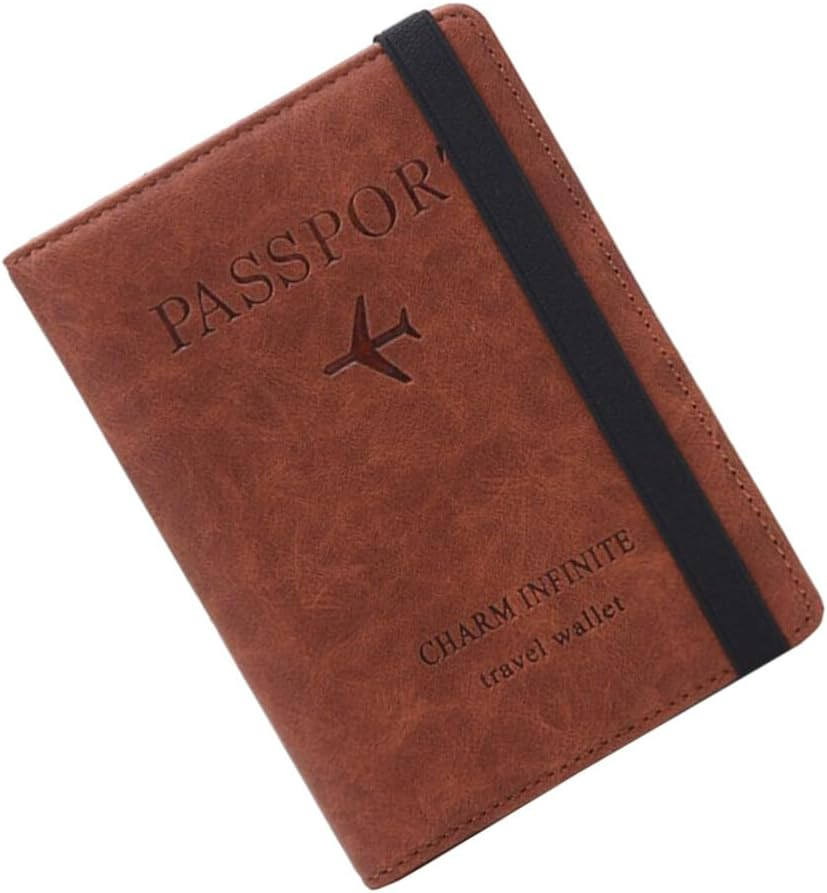 BUTIFULSIC Leather RFID Passport Wallet Women'S Handbag Rfid-Blocking Case Multi-Purpose Storage Bag Id Holder Credit Card Pocket for Friends