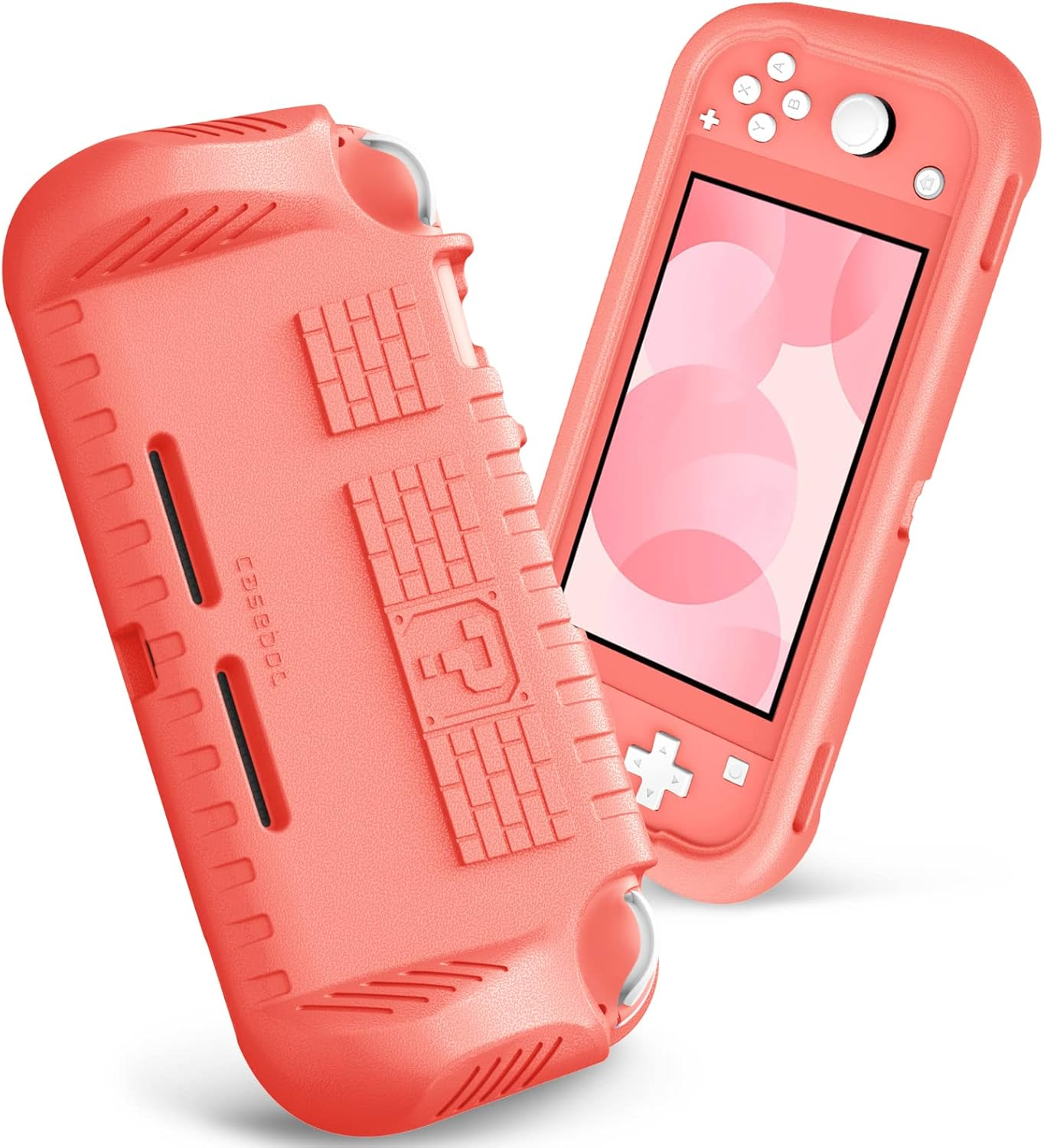 Fintie Kids Case for Nintendo Switch Lite 2019 W/2 Game Card Slots - [Ultralight] [Shockproof] Protective Cover with Ergonomic Grip, Kids Friendly Grip Case for Switch Lite Console, Black