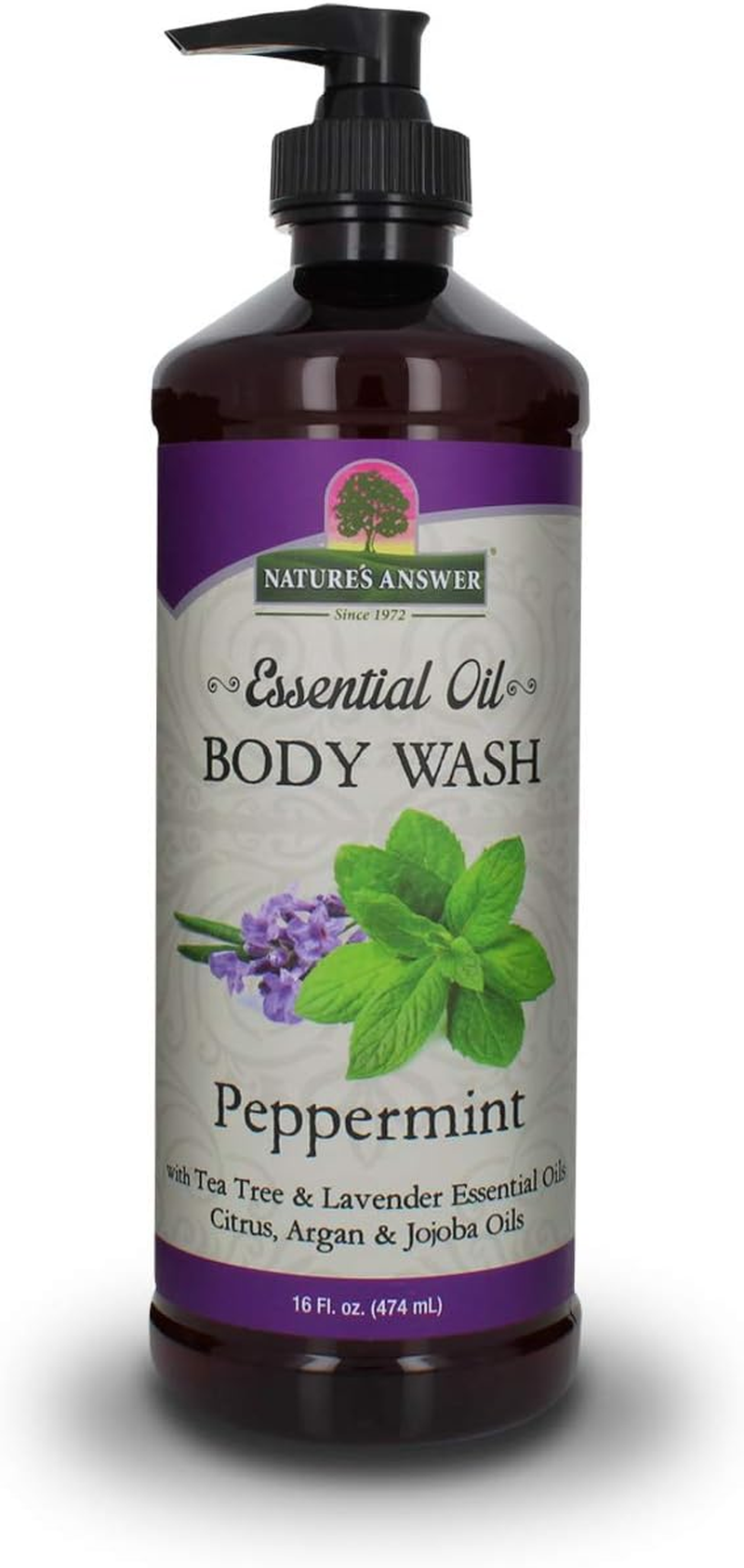 Nature'S Answer Essential Oil Body Wash, Peppermint 16 Oz image number 3