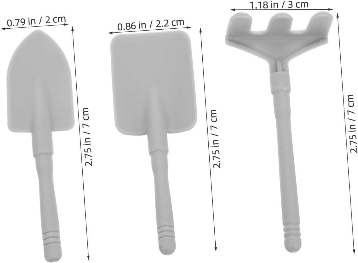 KICHOUSE 10Set Boys and Girls Garden Toys Set Thatch Rake Beach Shovel Small Bucket for Gardening Play image number 2