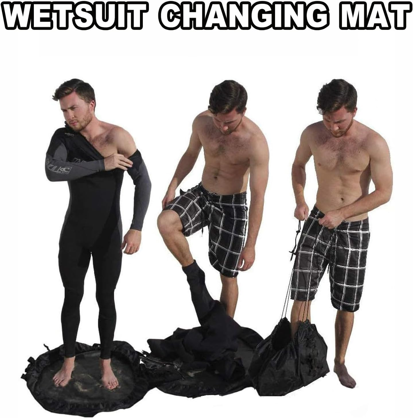 Wetsuit Changing Mat Waterproof Beach Dry Bag Portable Wetsuit Changing Mat Folding Waterproof Surf Change Mats for Surfing Swimming Pool Kayaking Diving and Outdoor Water Sports image number 4