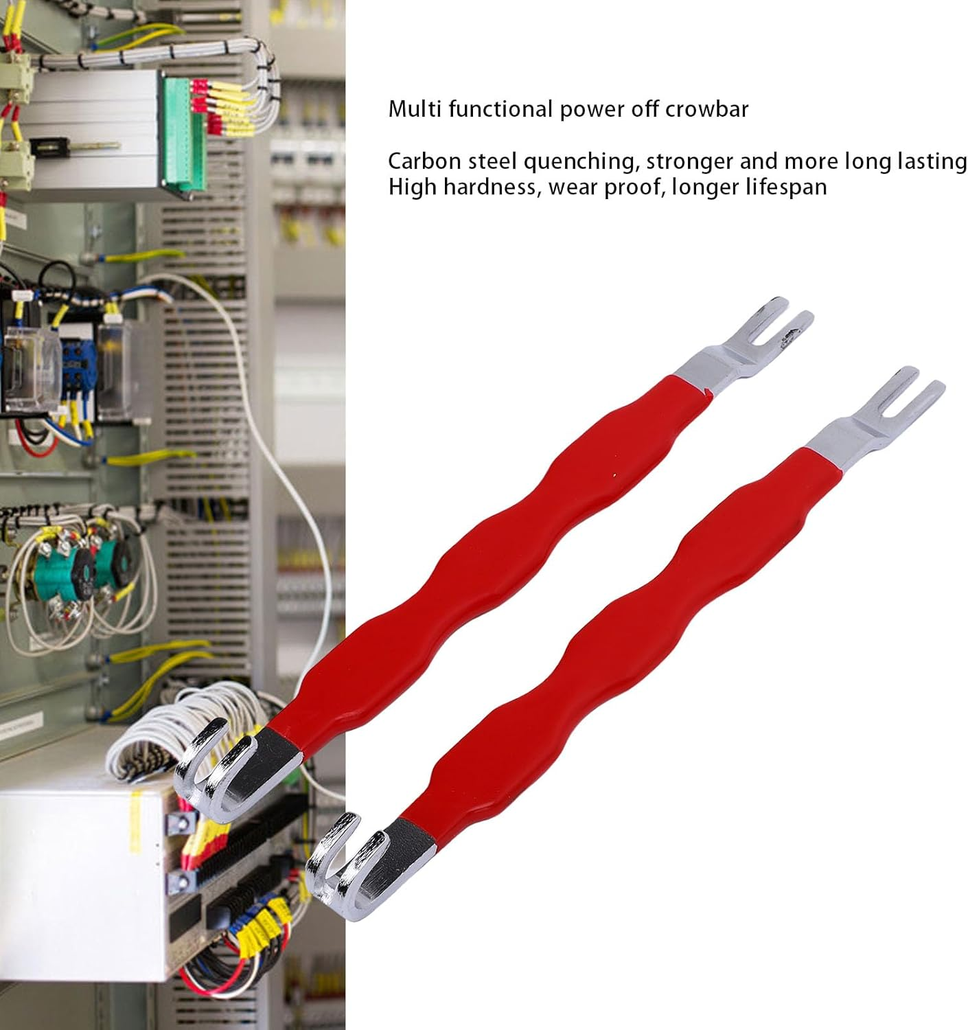 Denash 2PCS Electrical Disconnect Pliers 13120, Automotive Terminal Connector Remover Tool, Connector Plug Pliers Universal Fit for Cars Trucks image number 1