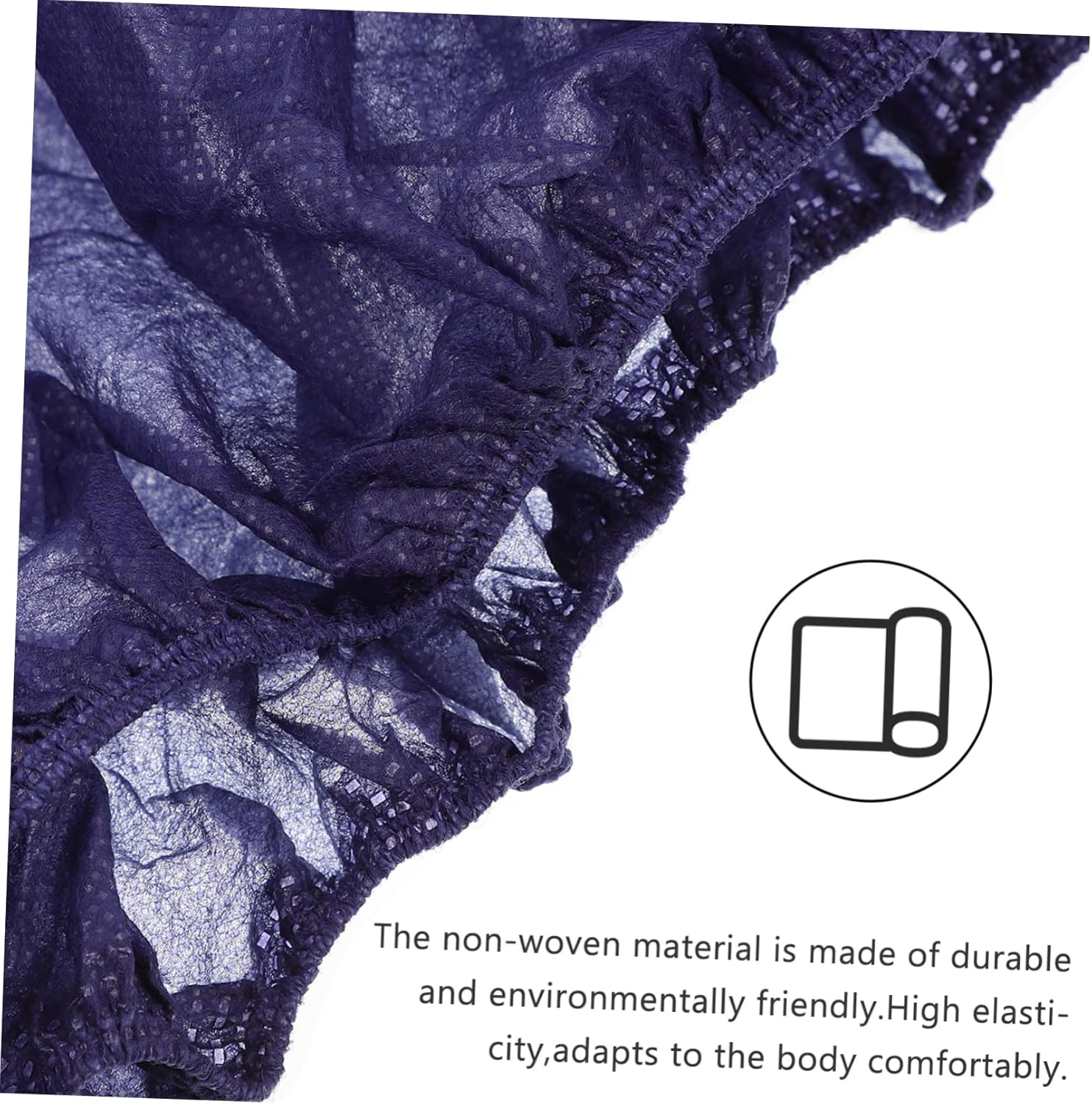 Sosoport 50Pcs Travel Essential Spa Briefs for Women Non Woven Single Use Underwear Spa Knickers Soft Elastic Dark Tone image number 4