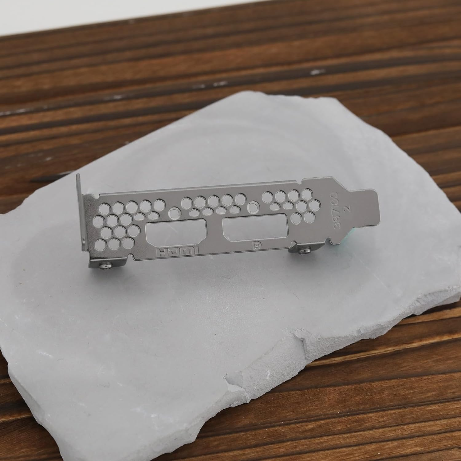 YINETTECH DP+HDM Low Profile Graphics Card Bracket Compatible with Sapphire AMD HP Radeon RX 6400